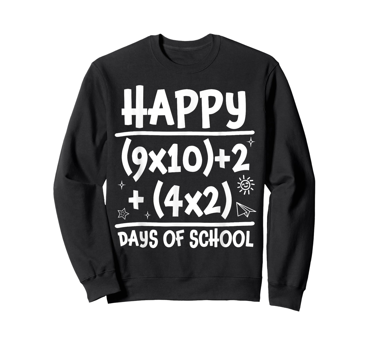Happy 100 Days School Math Equation 100th Day Teacher Kids T-Shirt