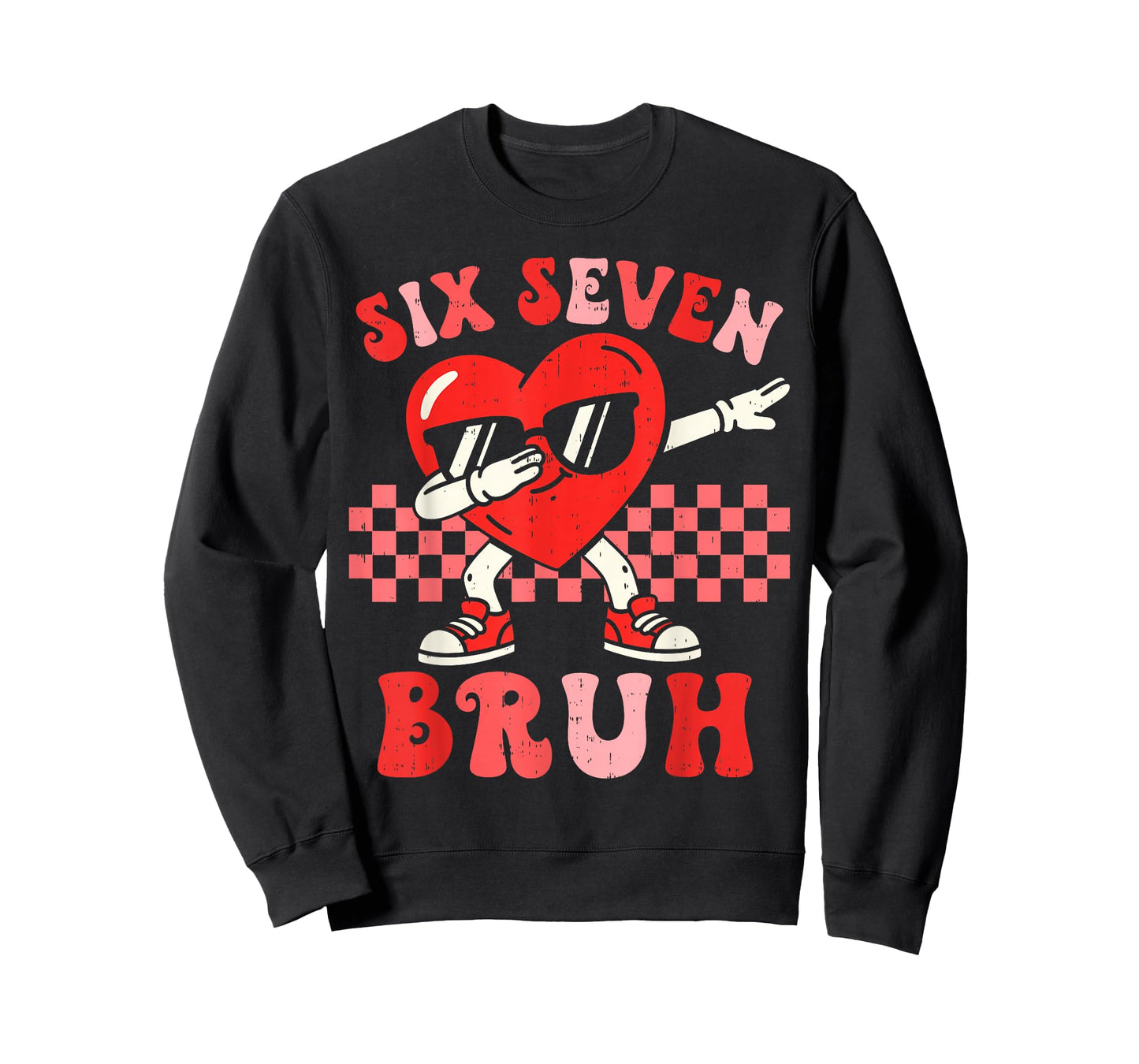 Six Seven 67 Meme Cool Valentine’s Day Teens Boys Girls Kids T-Shirt