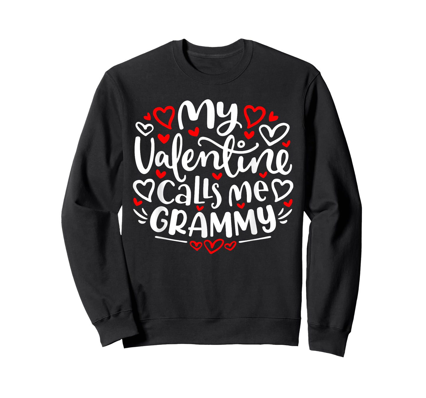 My Valentine Calls Me Grammy Cute Heart Valentine's Day T-Shirt