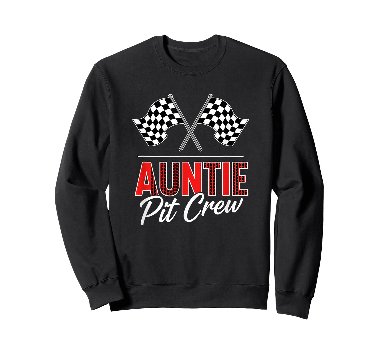 Aunt Pit Crew Race Car Birthday Party Racing Family T-Shirt