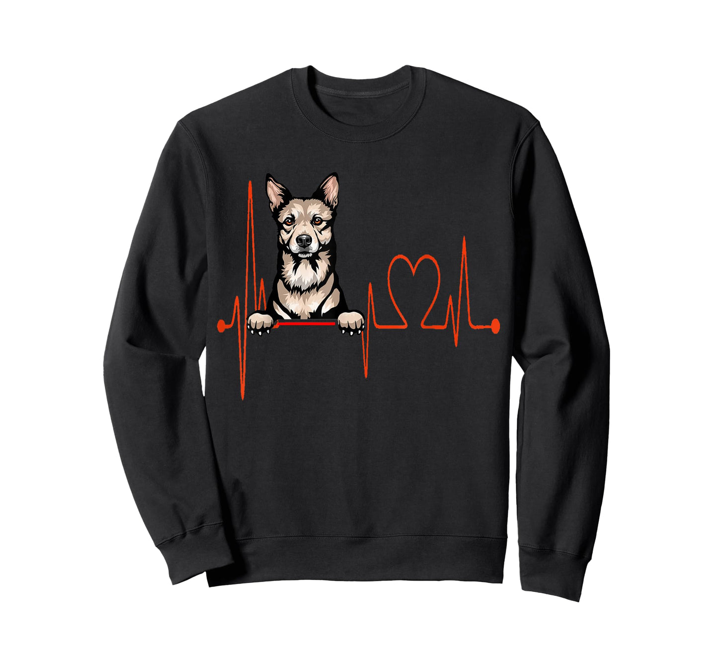 Carolina Dog Heartbeat EKG My Dogs are My Cardio T-Shirt