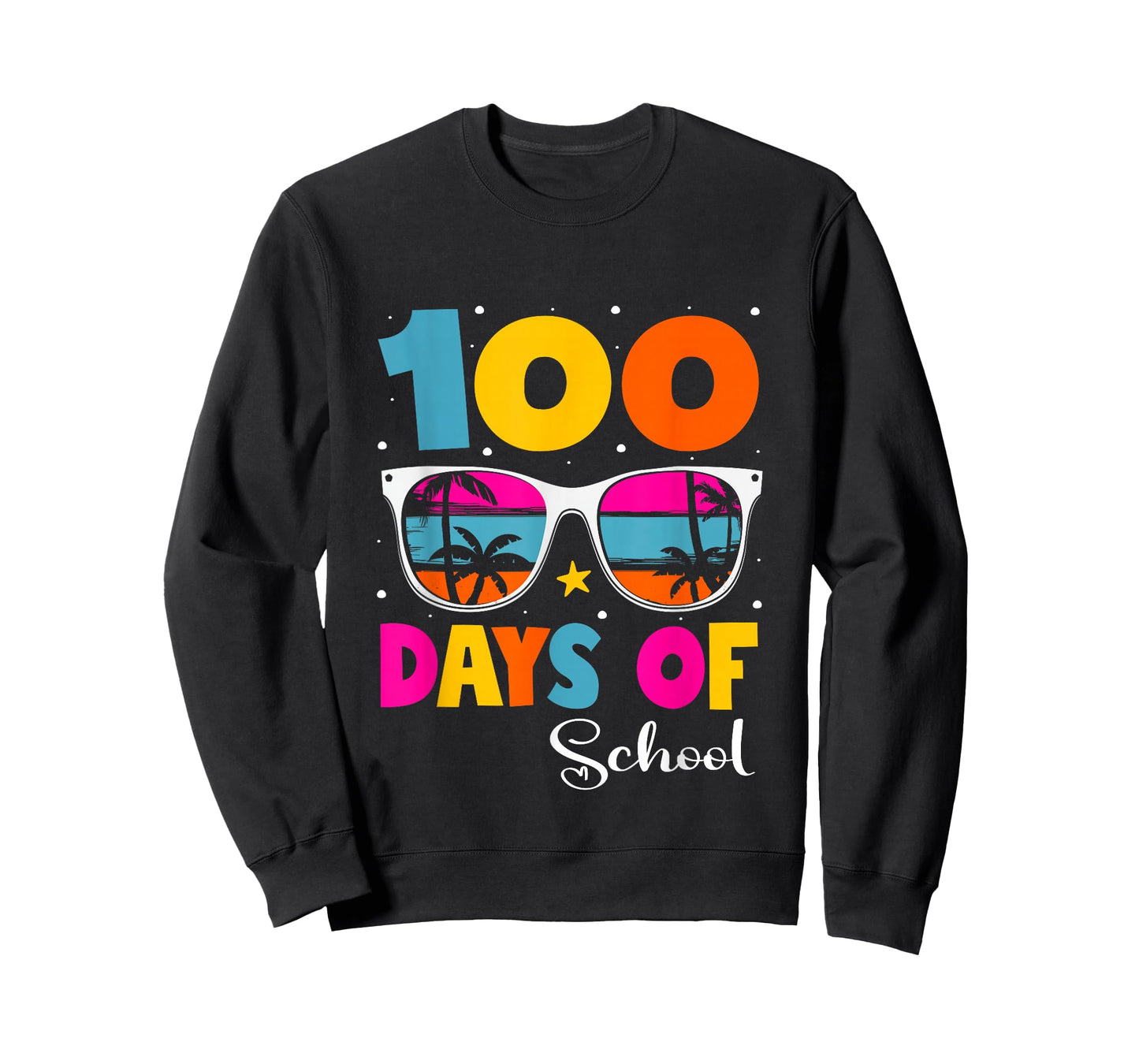 100 Days of School Teacher Kids Funny 100th Day of School T-Shirt