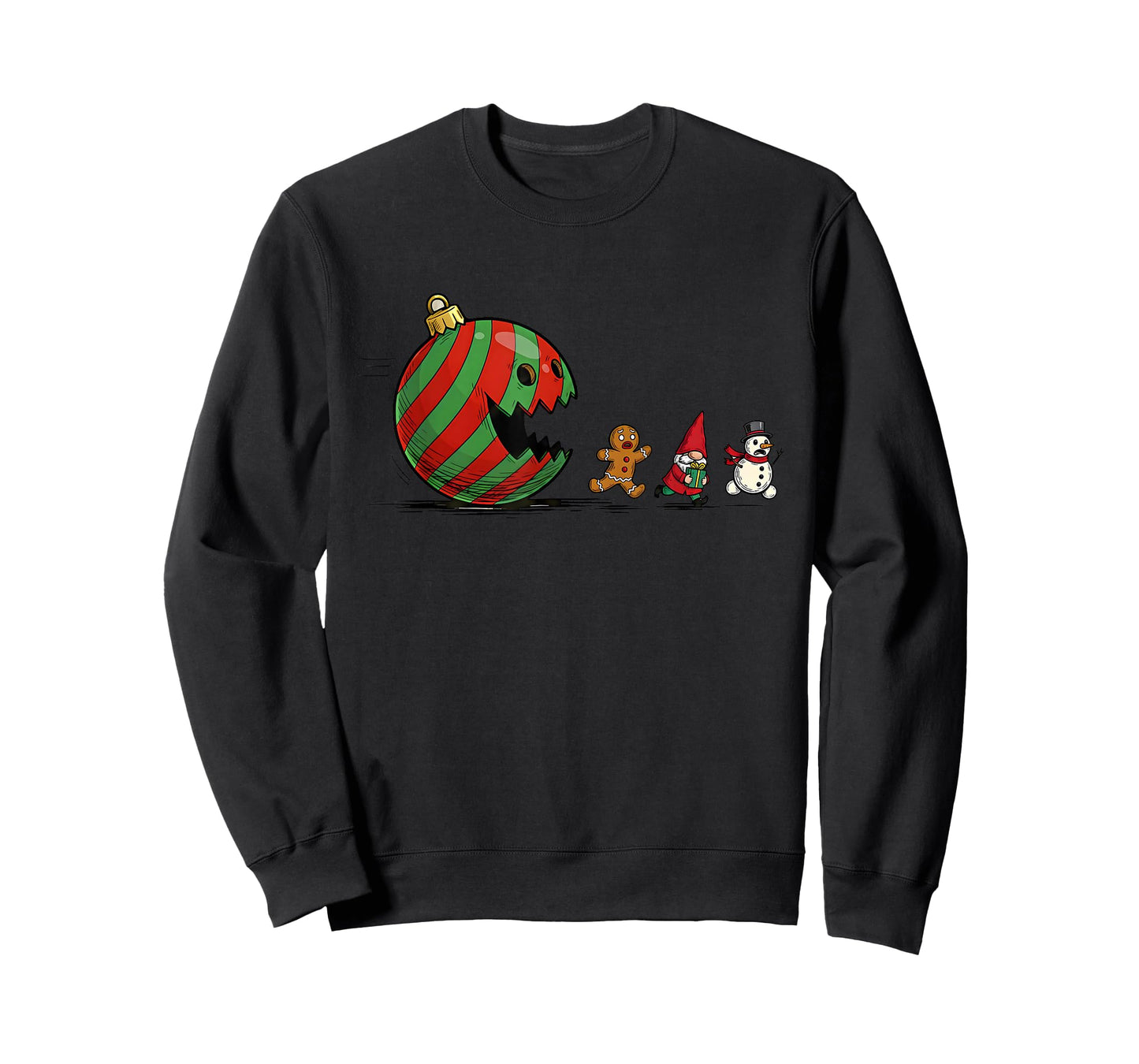 Funny Christmas Gingerbread Santa Christmas Cute Xmas Gamer T-Shirt