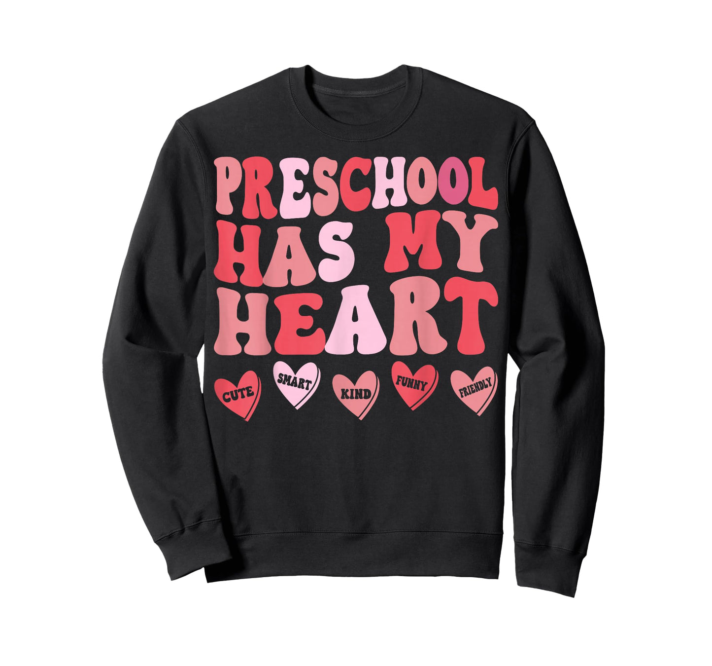 Preschool Has My Heart Pre-K Teacher Valentine’s Day T-Shirt