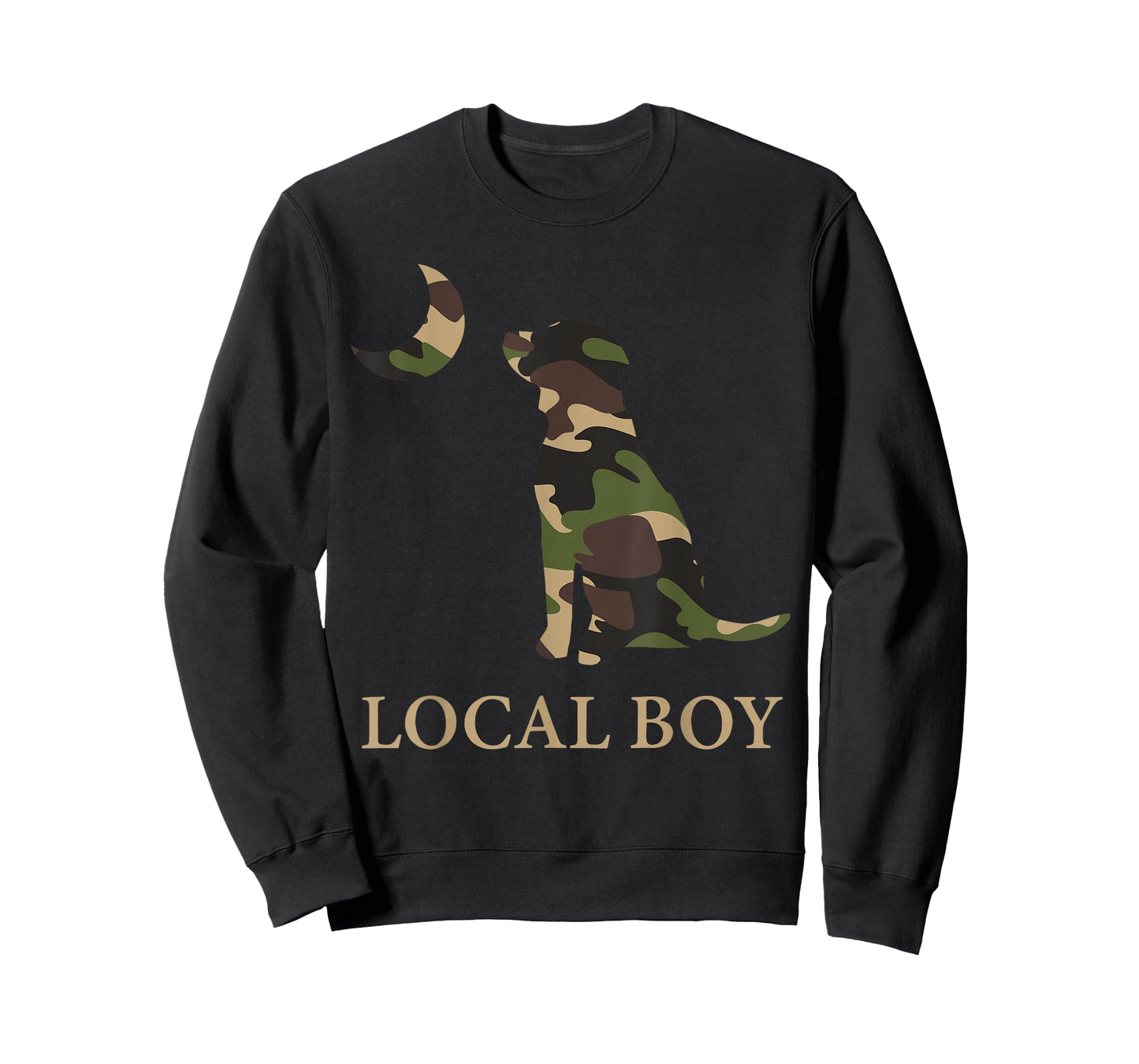 Camo Southern Local Boy Duck Hunting Black Lab Outdoor Men T-Shirt