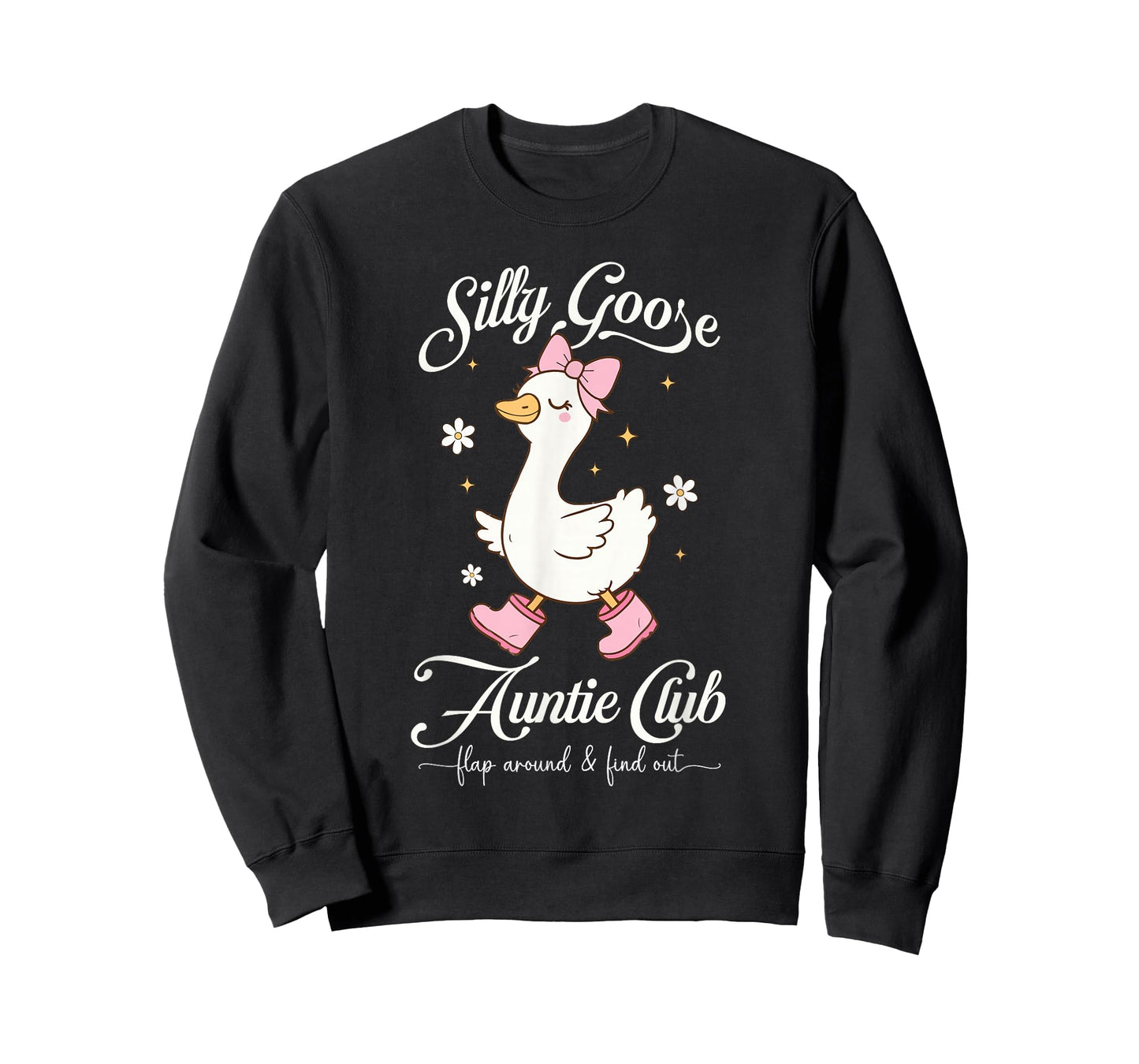 Aunt Silly Goose Auntie Club Coquette Silly Goose Club Meme T-Shirt
