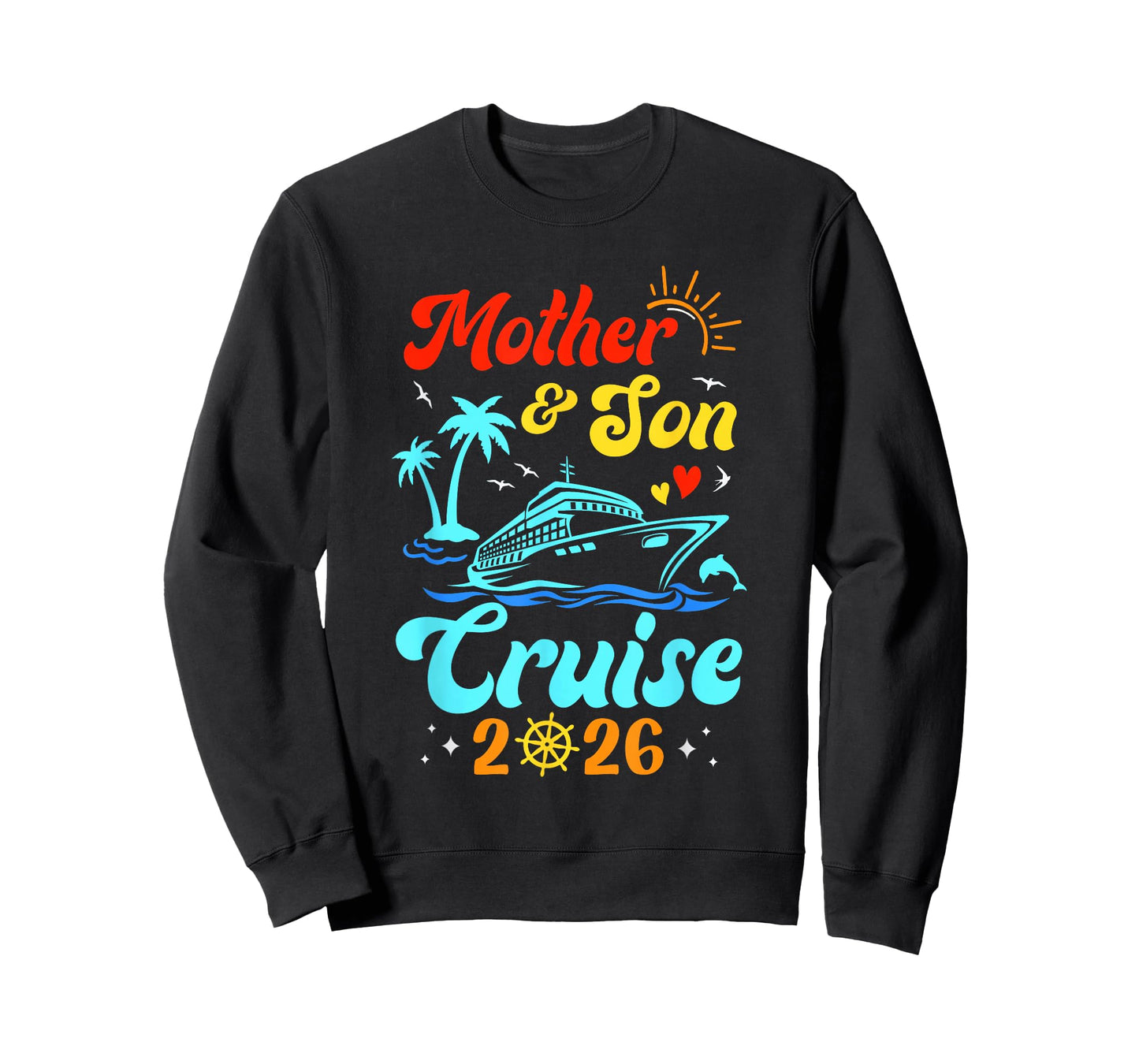 Mother Son Cruise 2026 Family Matching Trip Mom Son T-Shirt