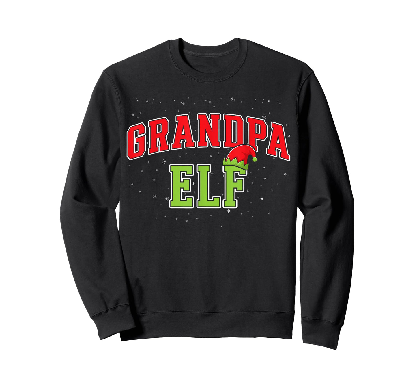 Grandpa Elf Christmas Family Matching Group Xmas Grandfather T-Shirt