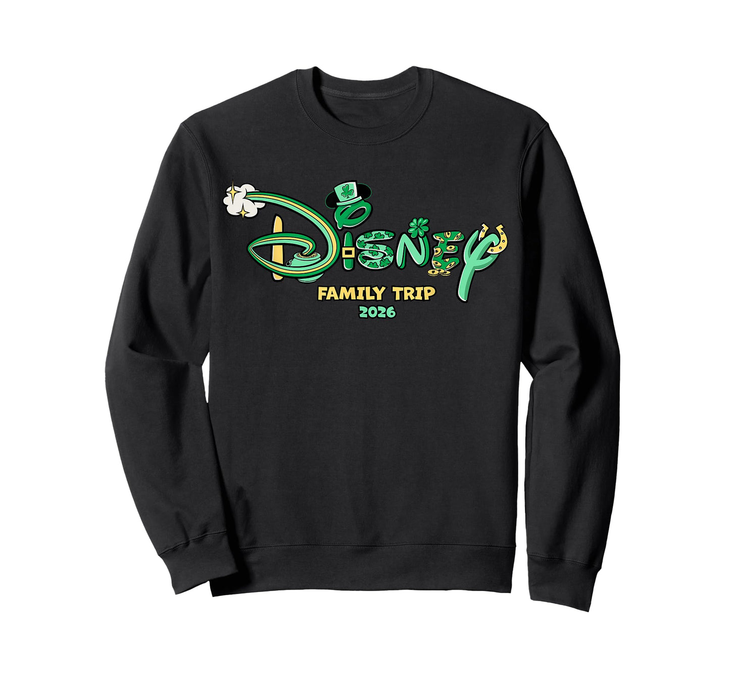 Disney St. Patrick's Day Family Trip 2026 Matching Vacation T-Shirt