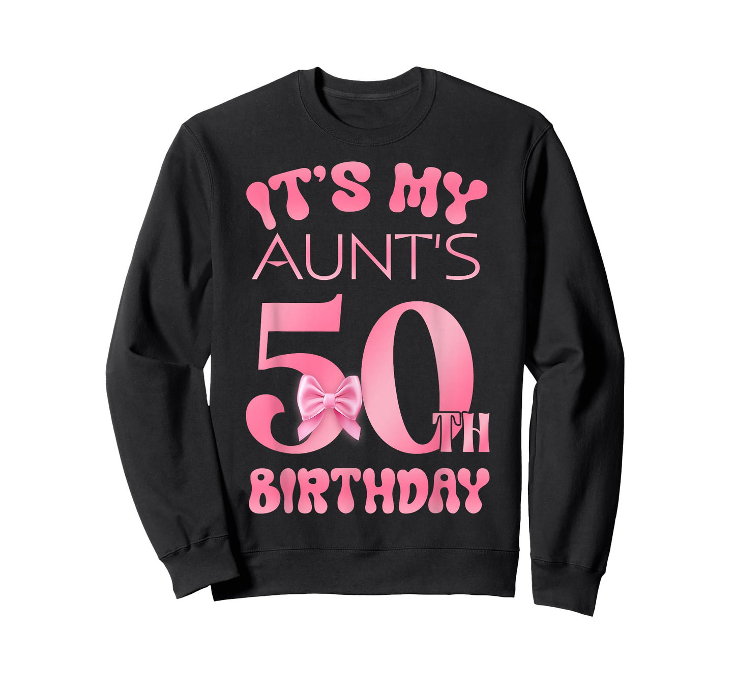 It's My Aunt's 50th Birthday Girl Pink Party Themes T-Shirt