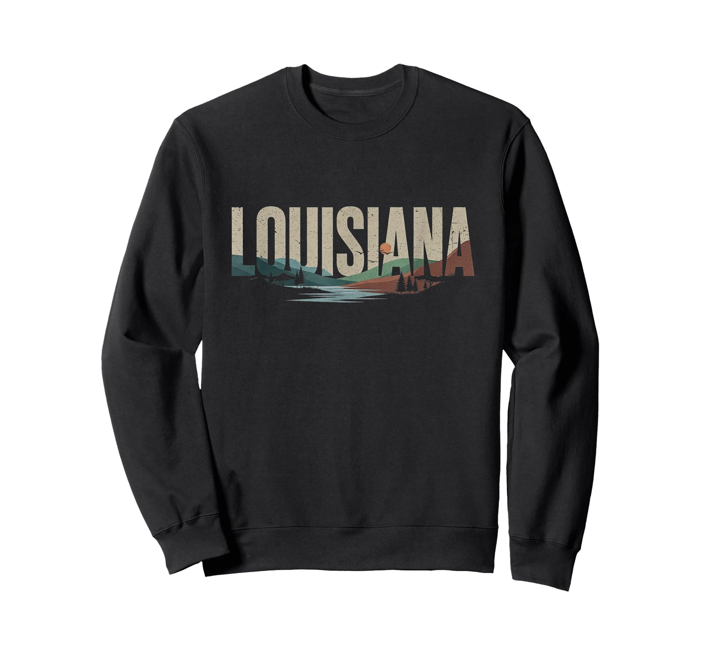 Retro Louisiana Artwork T-Shirt