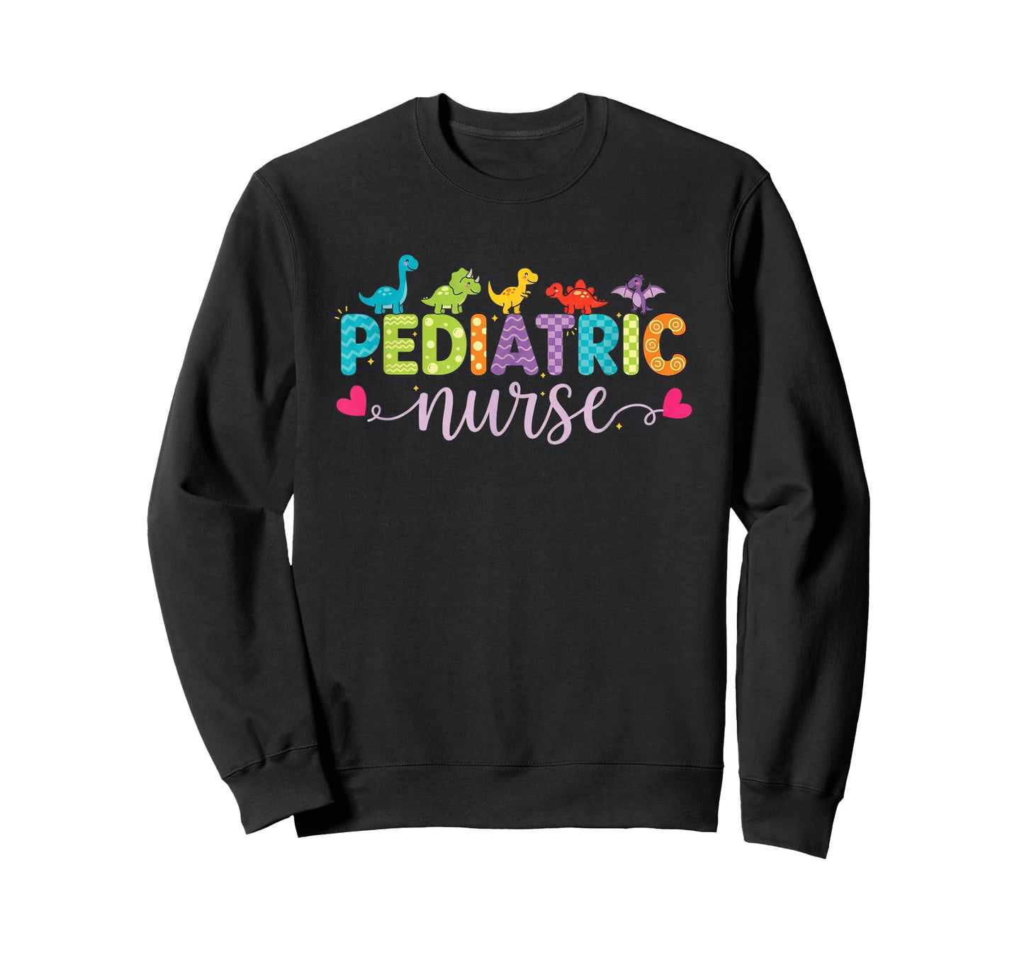 Nurse Pediatric Nurse Dino Crew, Cute Pediatric Peds Nurse T-Shirt