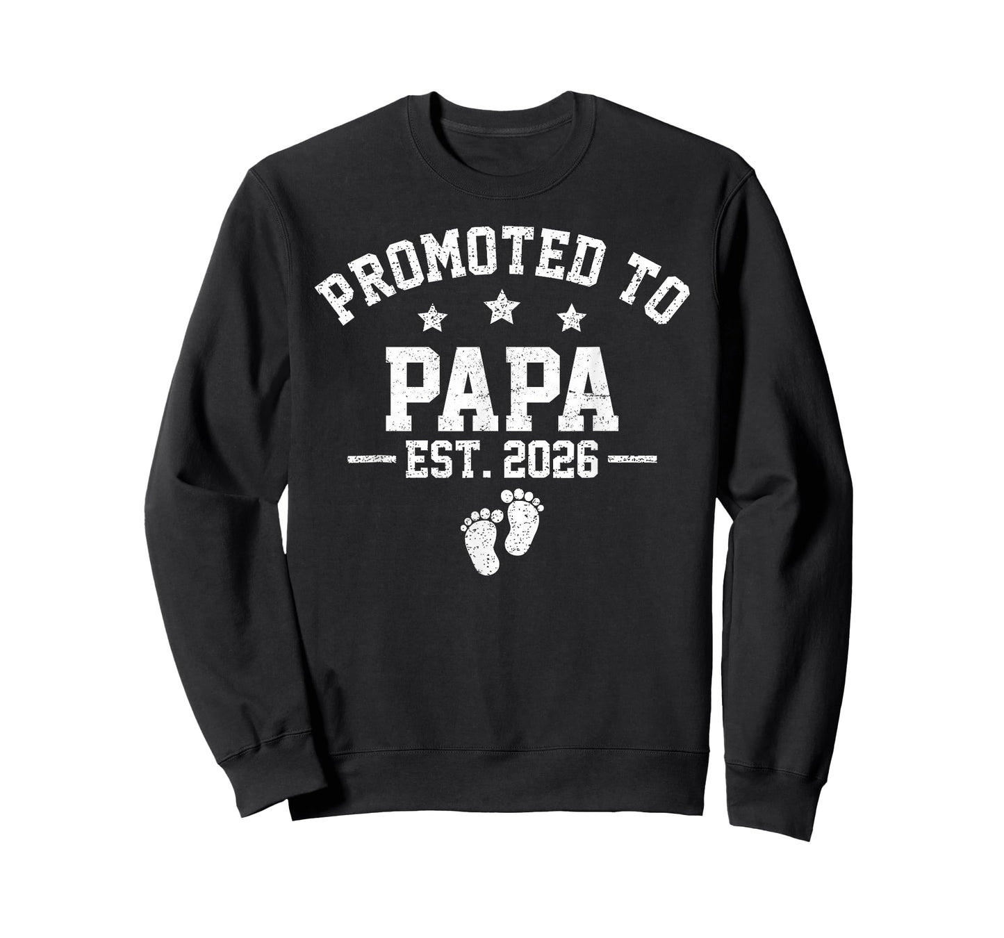 Promoted to Papa Est 2026 Baby Announcement T-Shirt