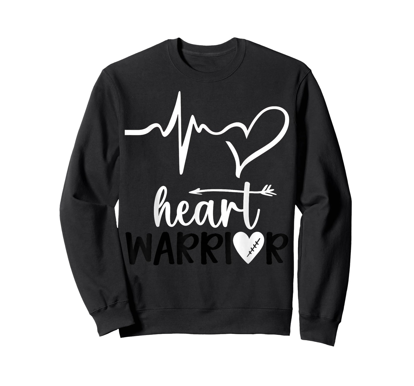 Heart Warrior Heart Disease Awareness Month Go Red Men Women T-Shirt