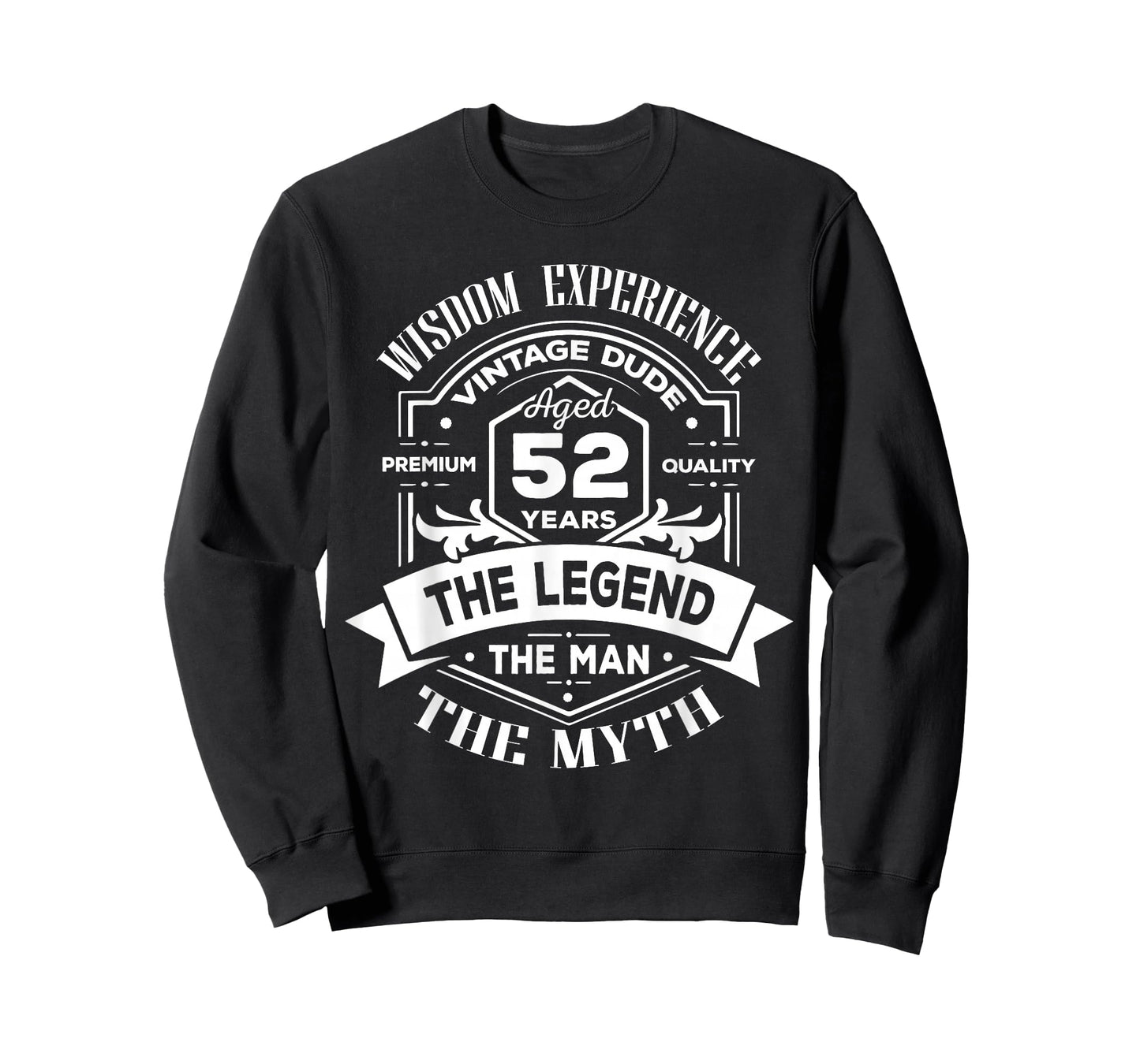Vintage The Man Myth Legend 52 Birthday Tee for 52 Years Old T-Shirt