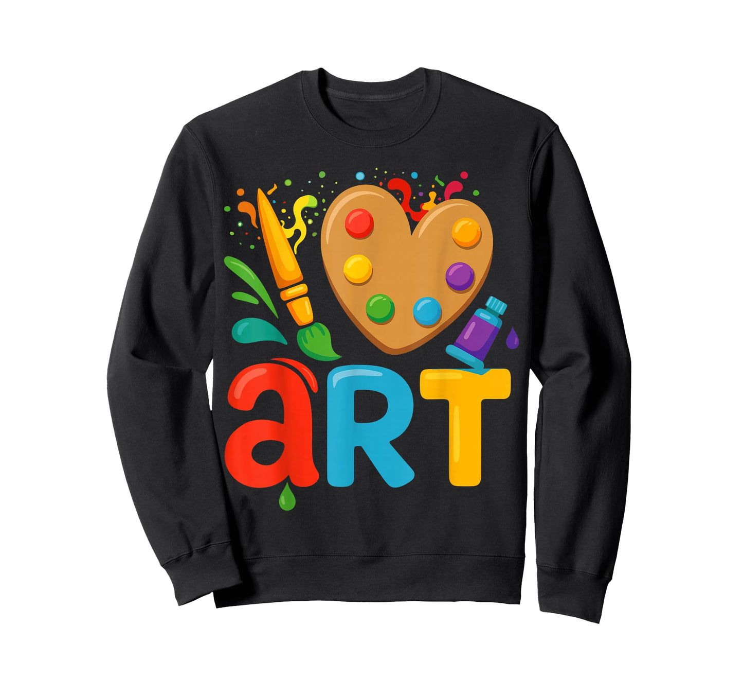 Colourful Art Painter Palette Kids & Teachers Tee T-Shirt