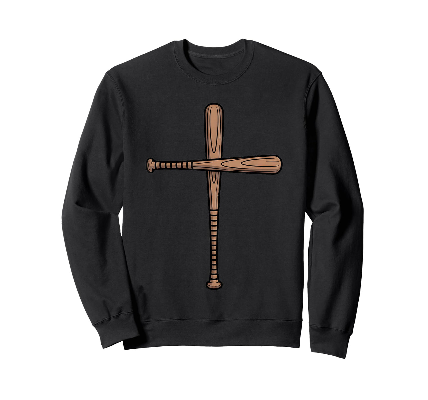 Cross Baseball Bats Christian Faith Sports Coach Pitcher T-Shirt