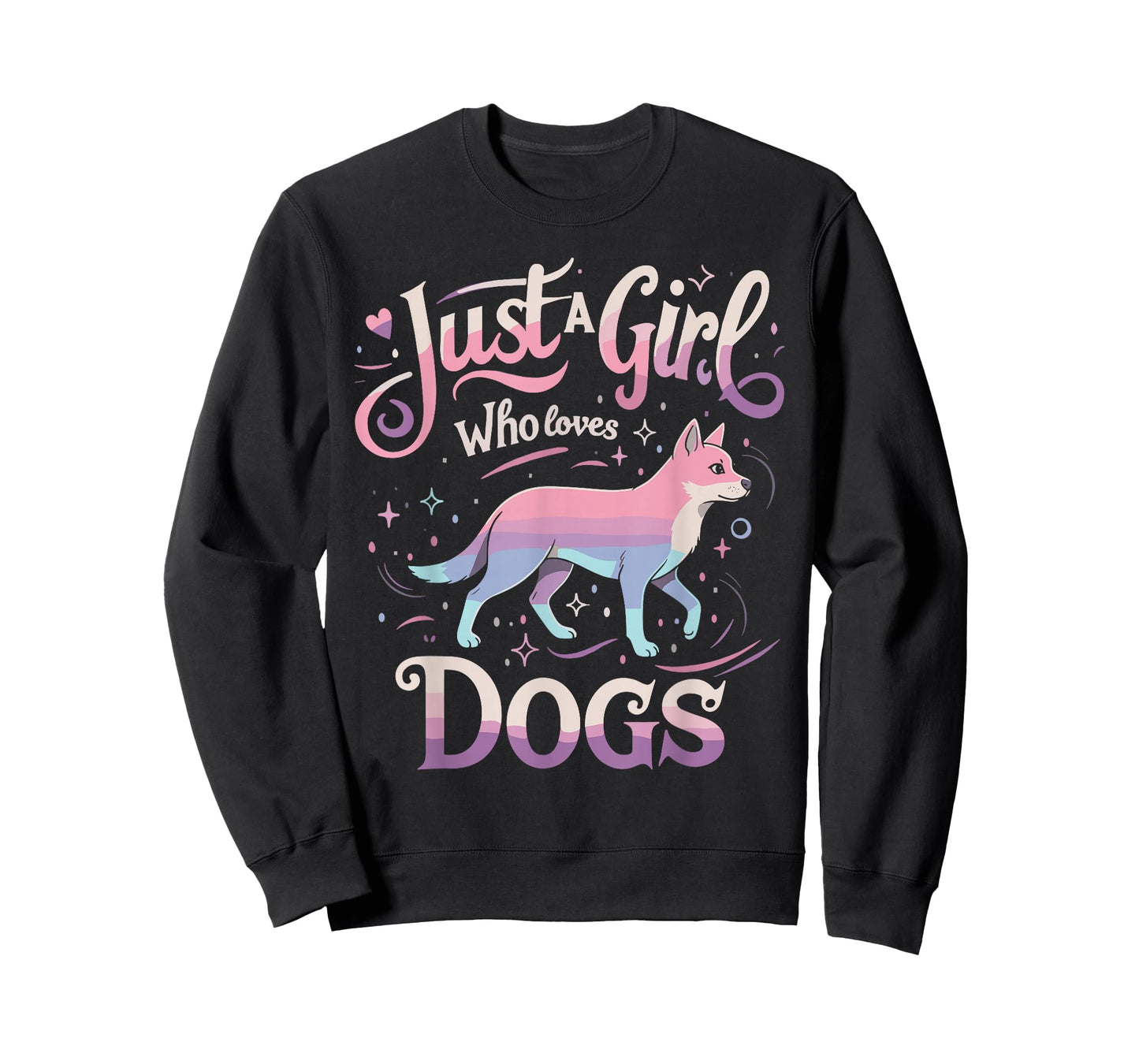 Just a Girl Who Loves Dogs Women Men Funny Lover T-Shirt T-Shirt