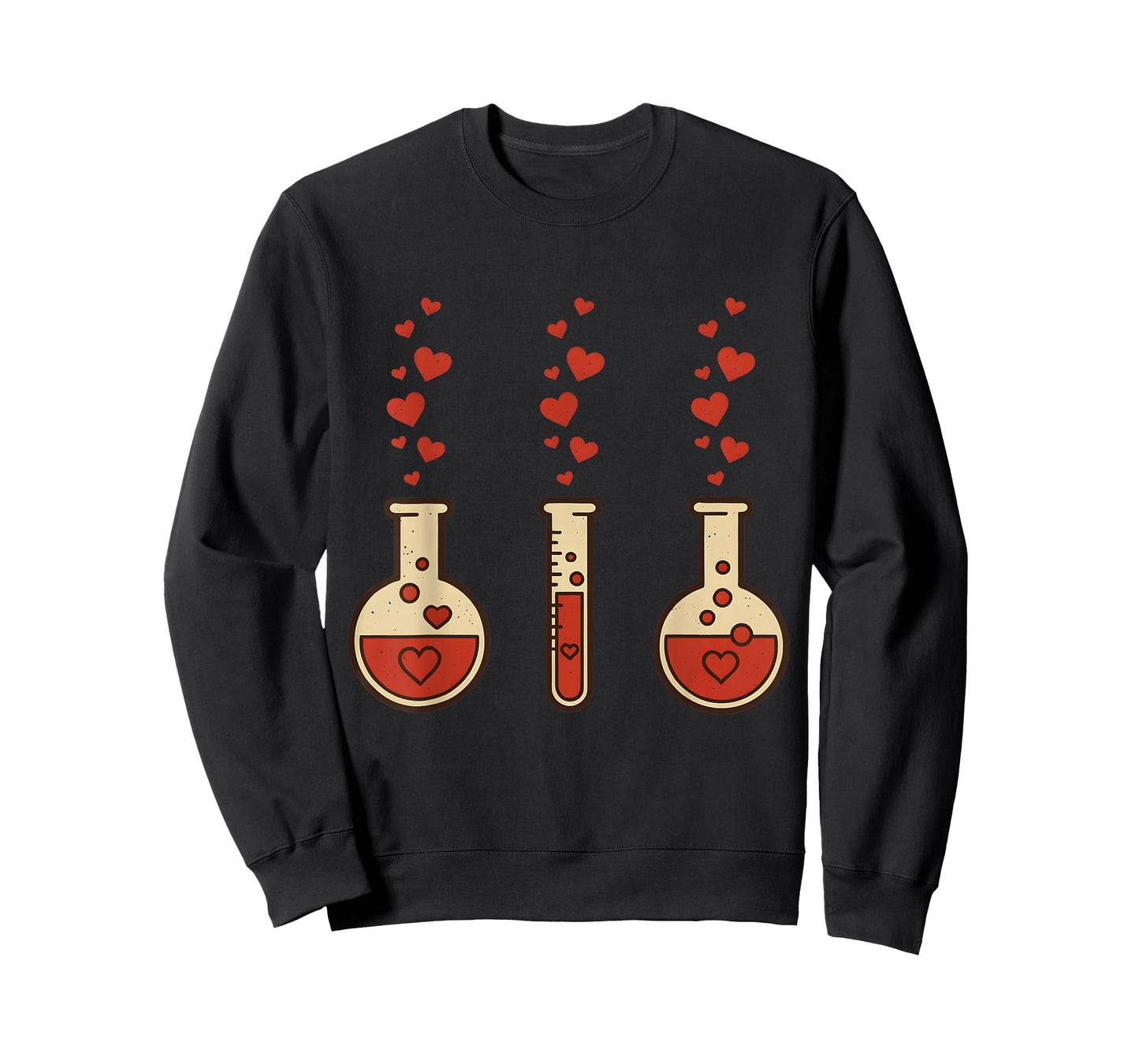 Cute Chemistry Valentine Laboratory Teacher Heart T-Shirt