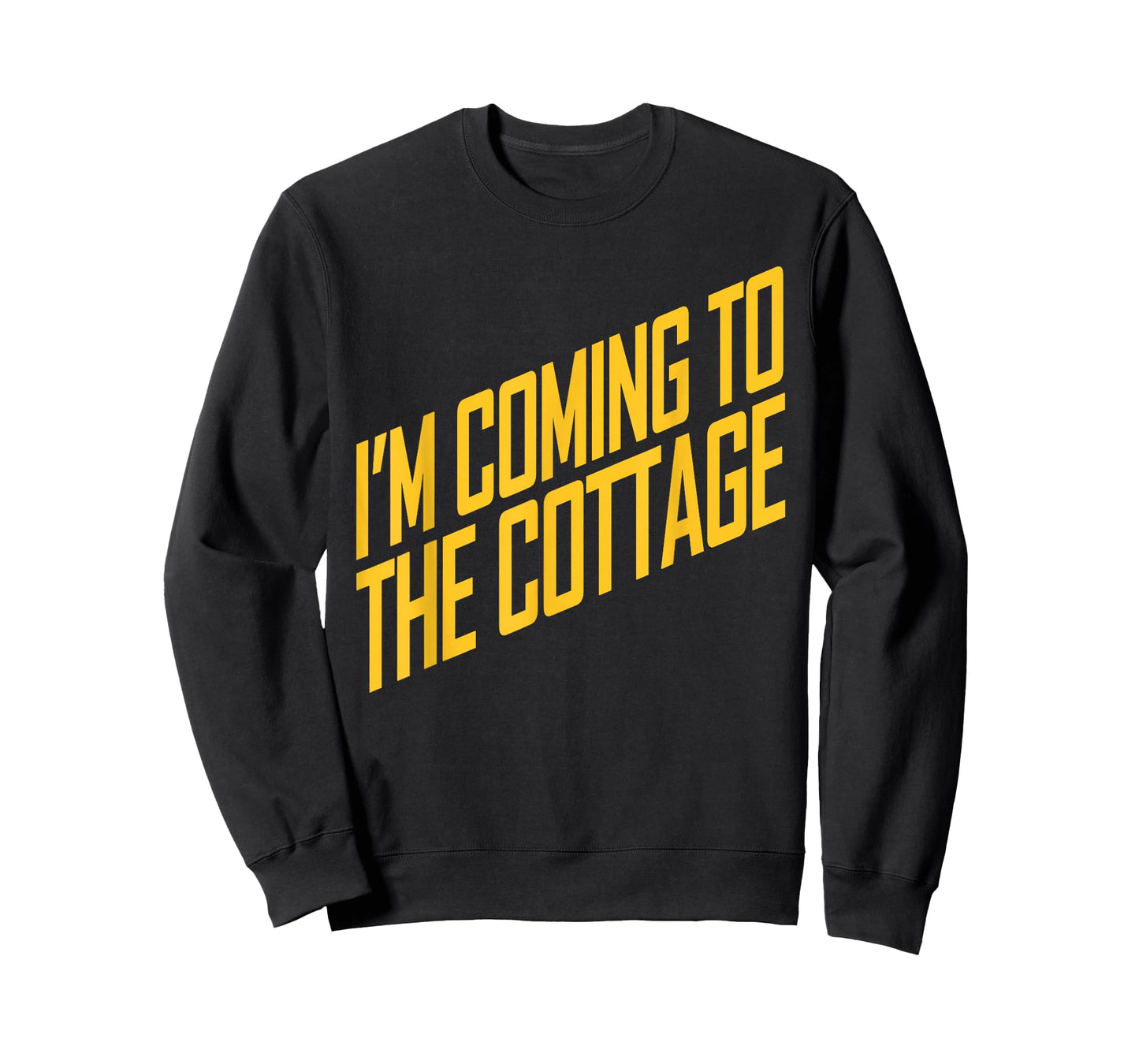 I’m Coming to The Cottage Cozy Escape Typography Tee T-Shirt