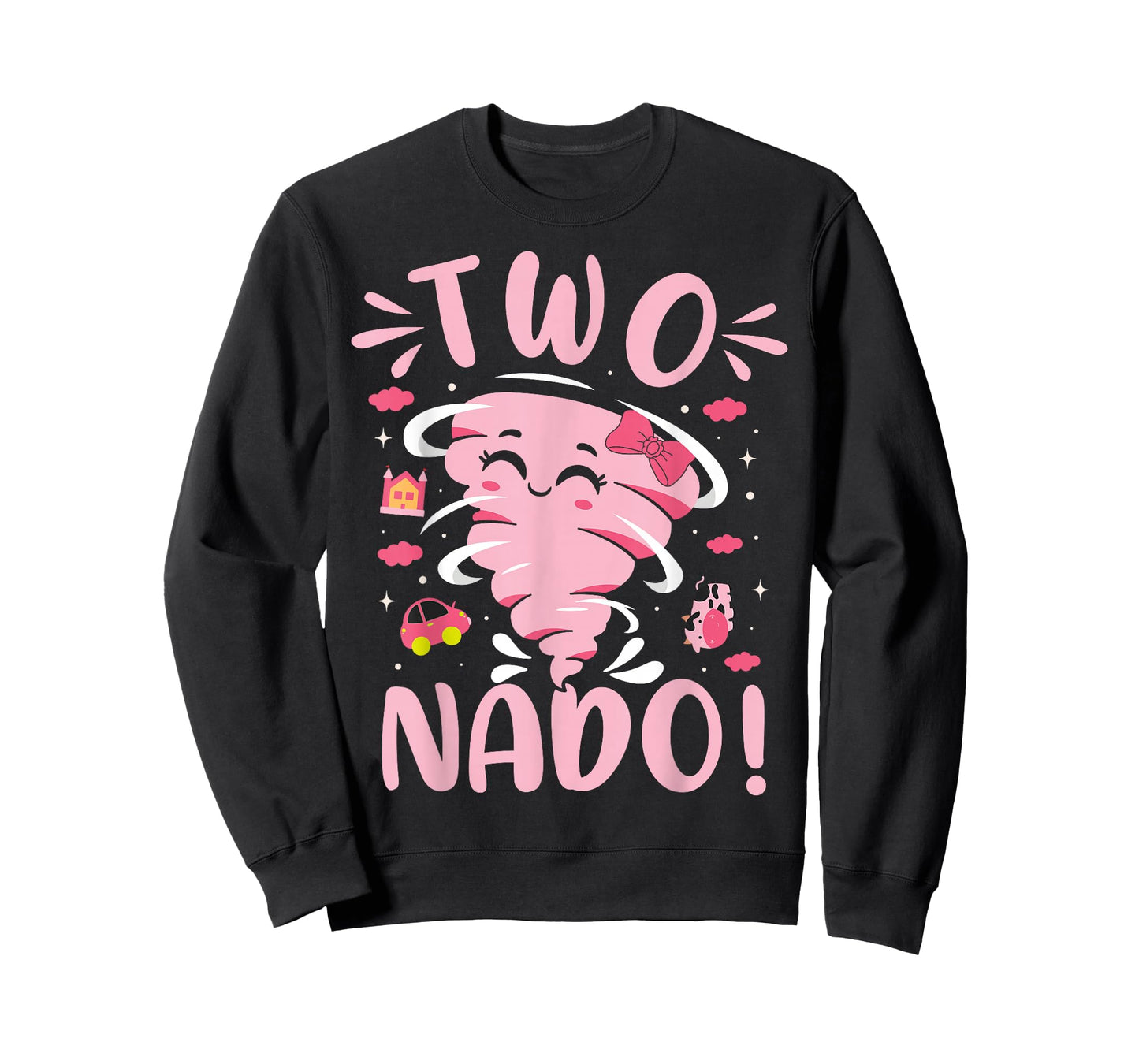 Tornado 2 Year Old Girl Birthday Two Nado 2nd Bday Party T-Shirt