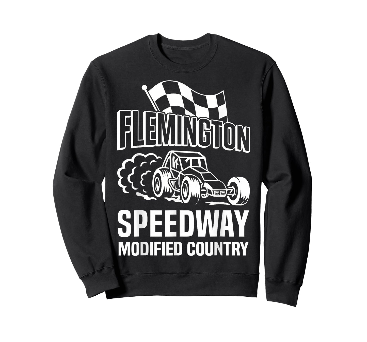 Retro 80's Flemington Speedway Modified Country USA T-Shirt