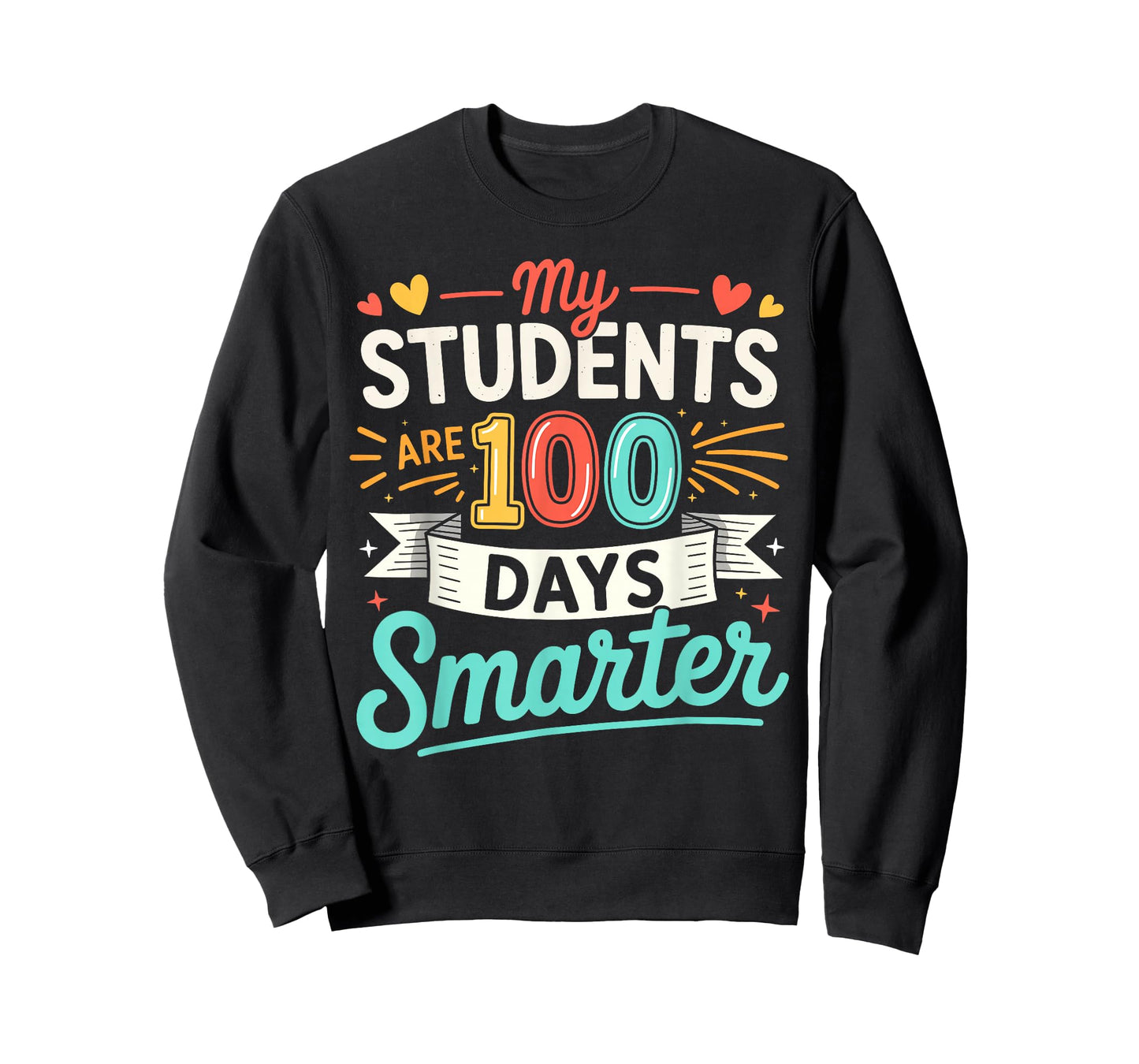 Groovy My Students are 100 Days Smarter 100th Day of School T-Shirt