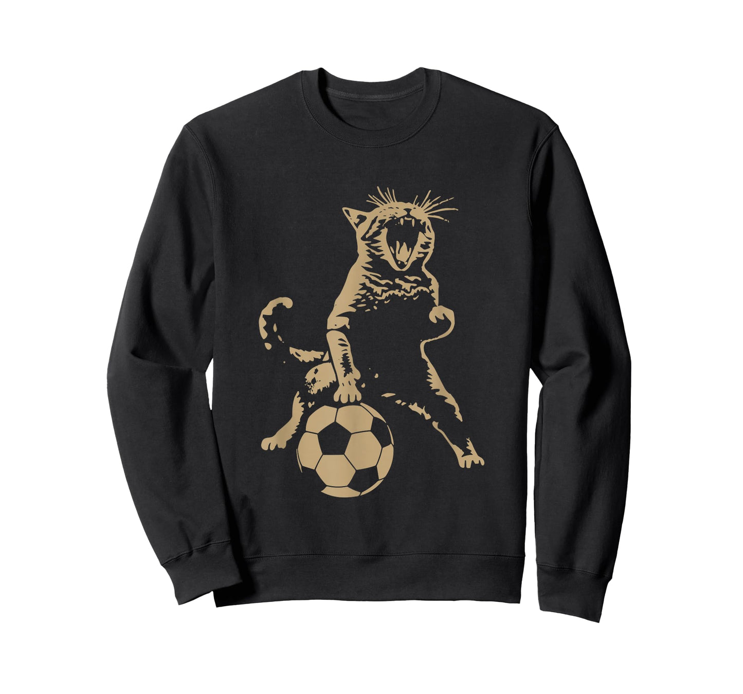 Funny Cat Playing Soccer T-Shirt