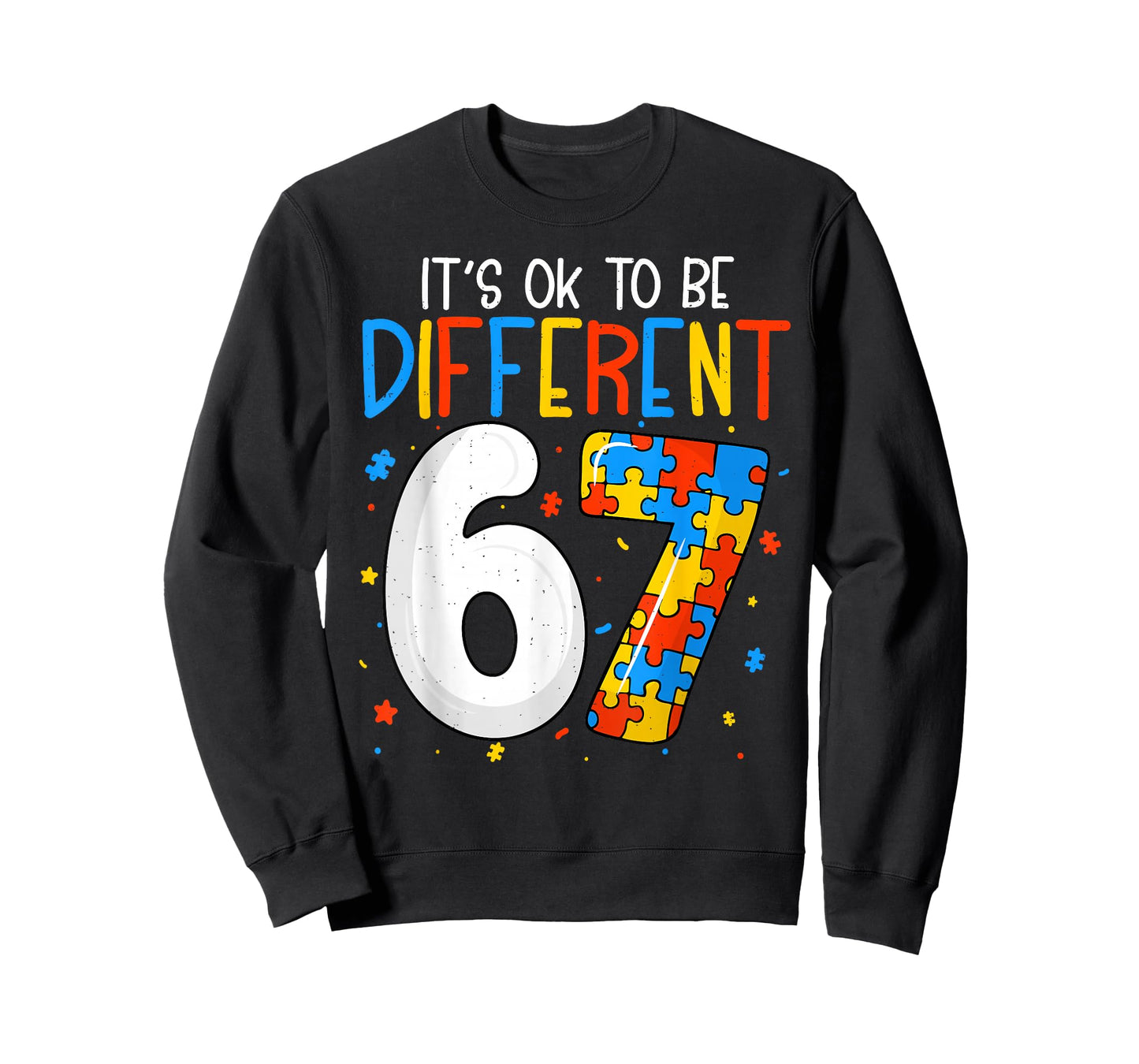 It's Ok to Be Different 67 for Teacher Kids Mom Women Autism T-Shirt