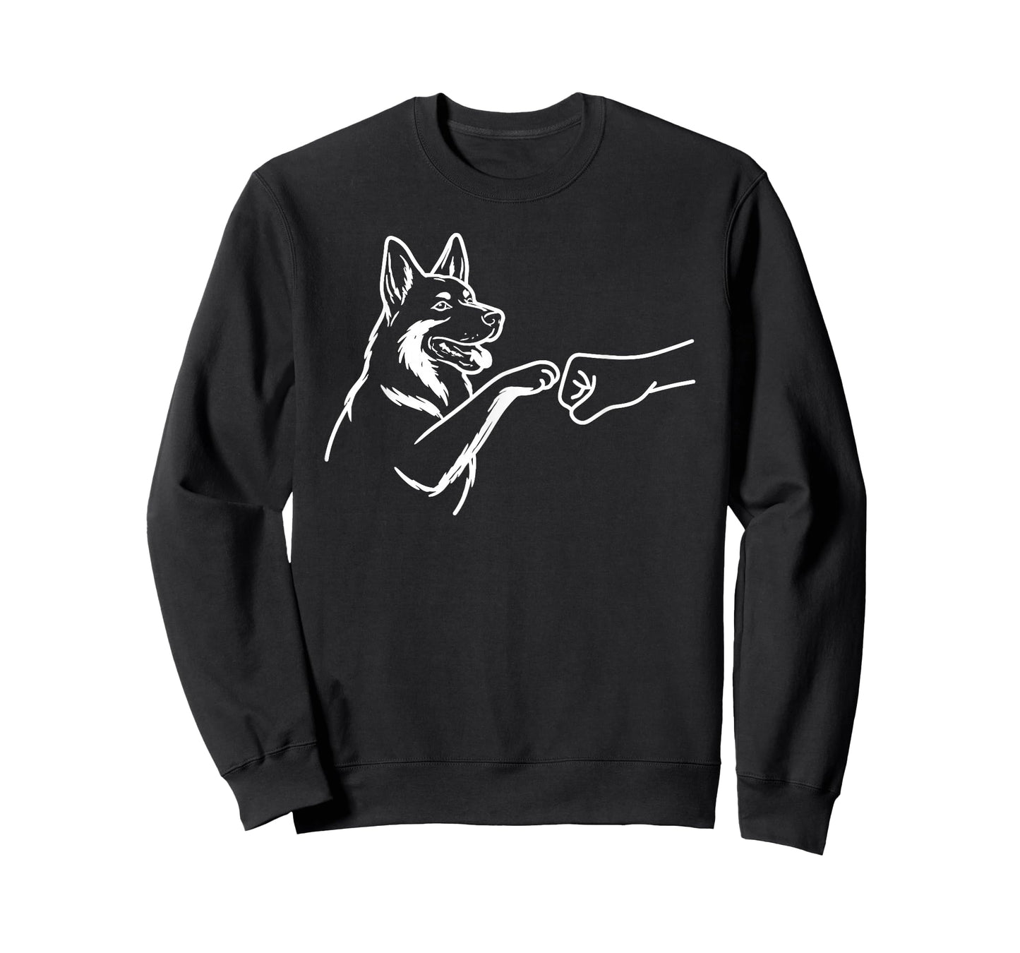 German Shepherd Punch Hand Friendship Fist Bump Dog Lovers T-Shirt