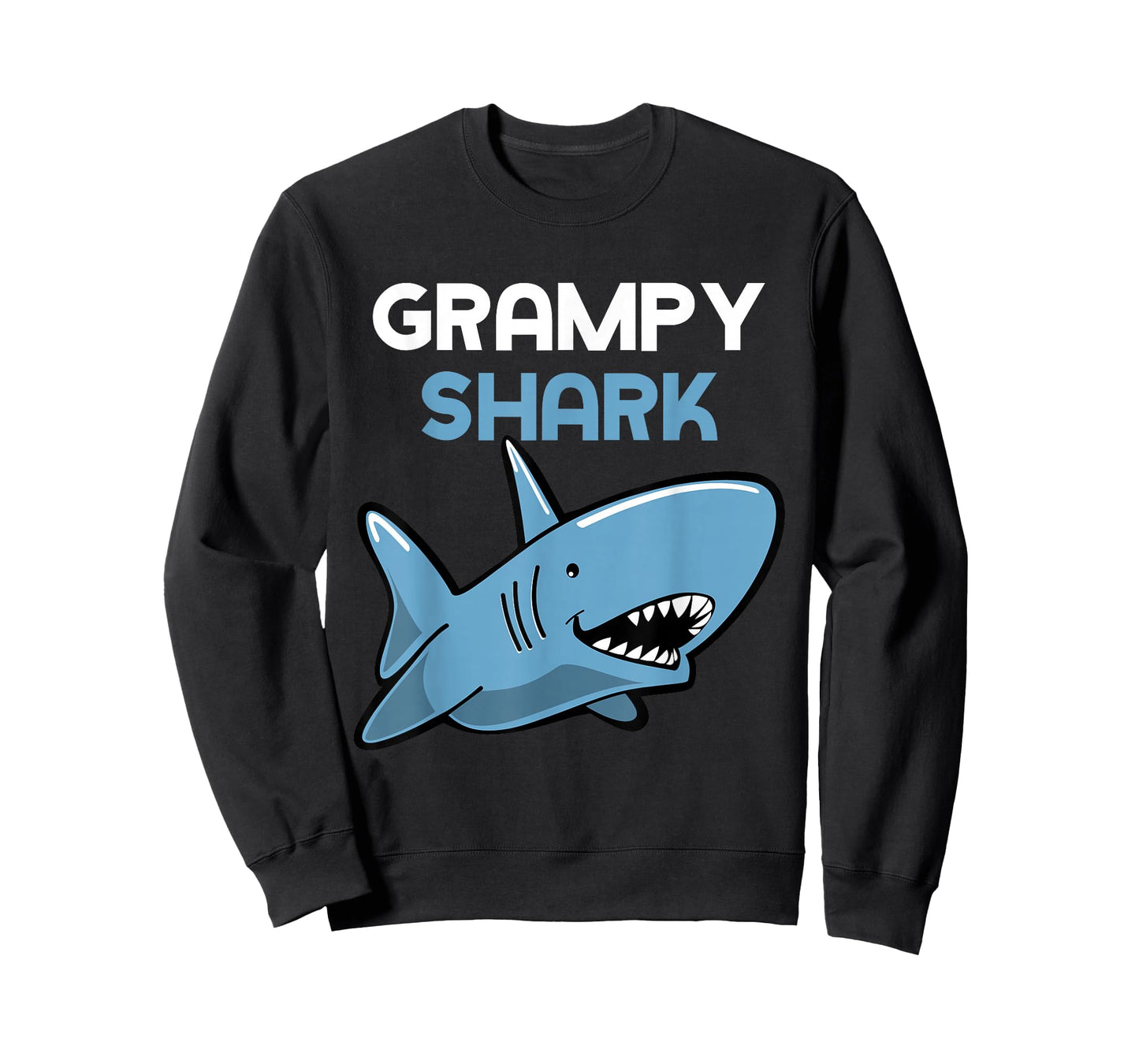 Grampy Shark Cool Funny Family T-Shirt