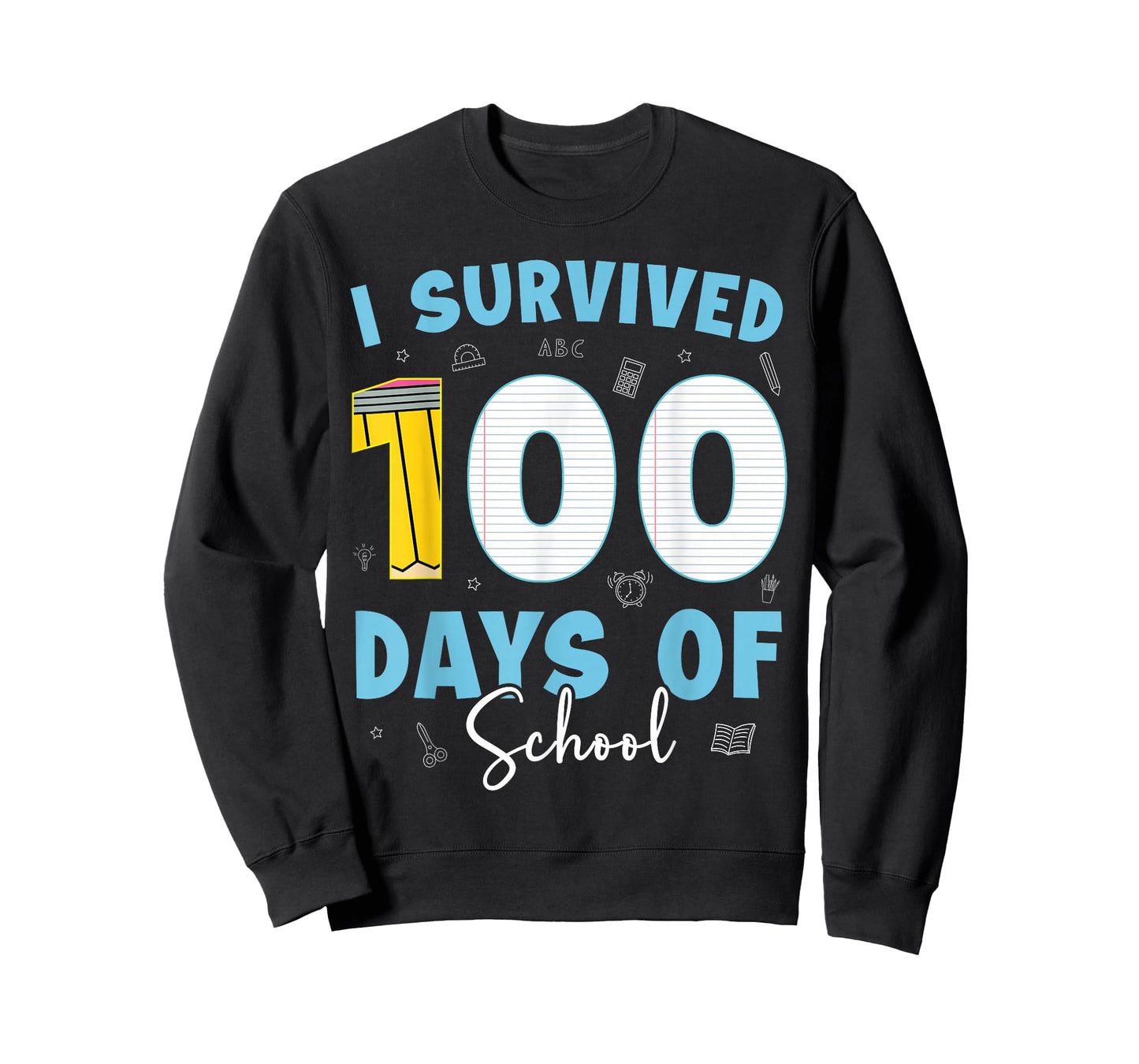 I Survived 100 Days of School Teachers Students 100th Day T-Shirt