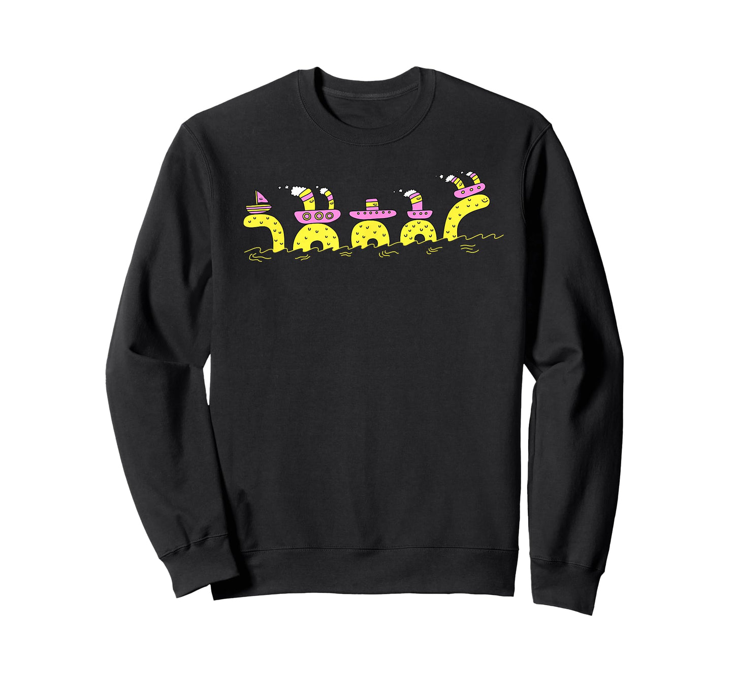 Threadless Porky Roebuck Lochness Monster Graphic T-Shirt