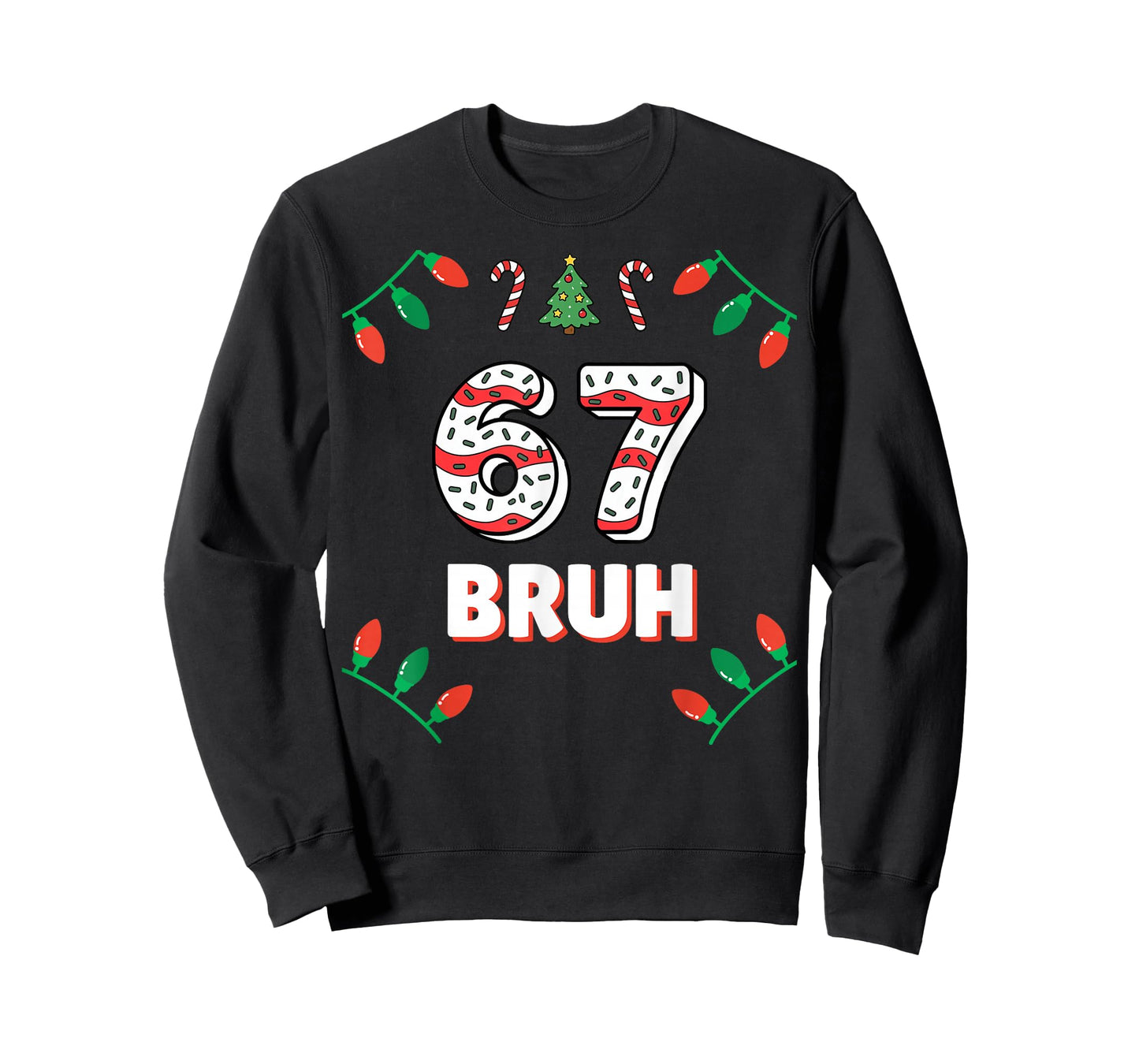 6 7 Bruh Christmas Cake 67 Funny Teacher Christmas 67 Shirt T-Shirt