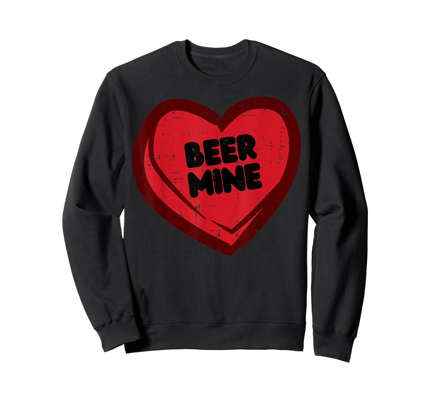 Anti Valentines Day Drink Be Mine Heart Funny Dad Men Women T-Shirt