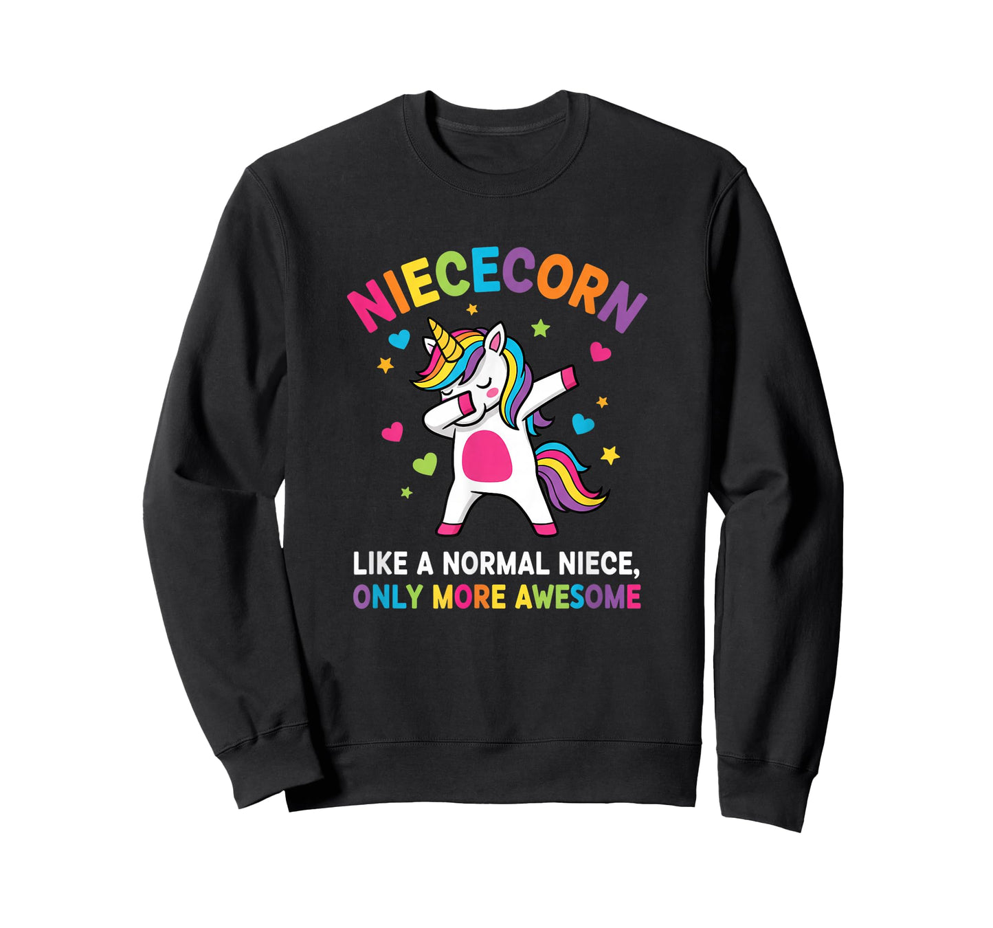 Mythical & Prehistoric NIECECORN Unicorn Niece Dabbing T-Shirt