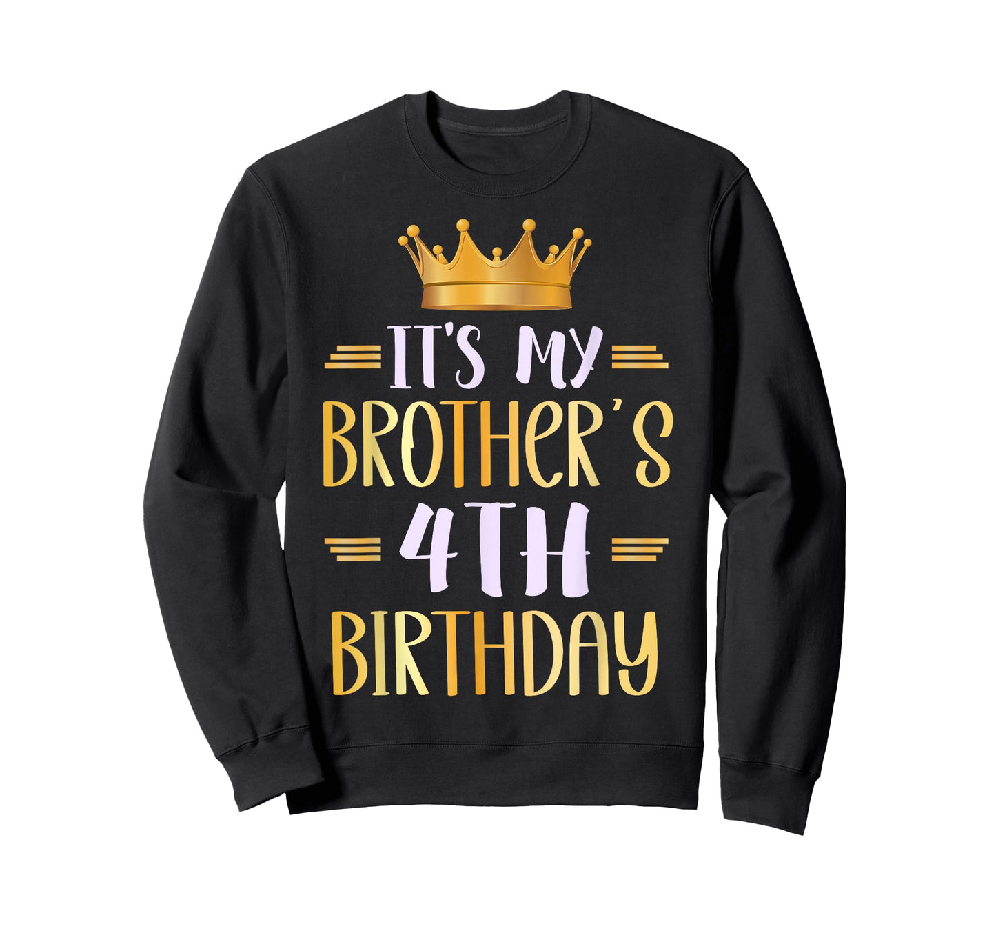 It's My Brother's 4th Birthday Happy Birthday 4 Years Old T-Shirt