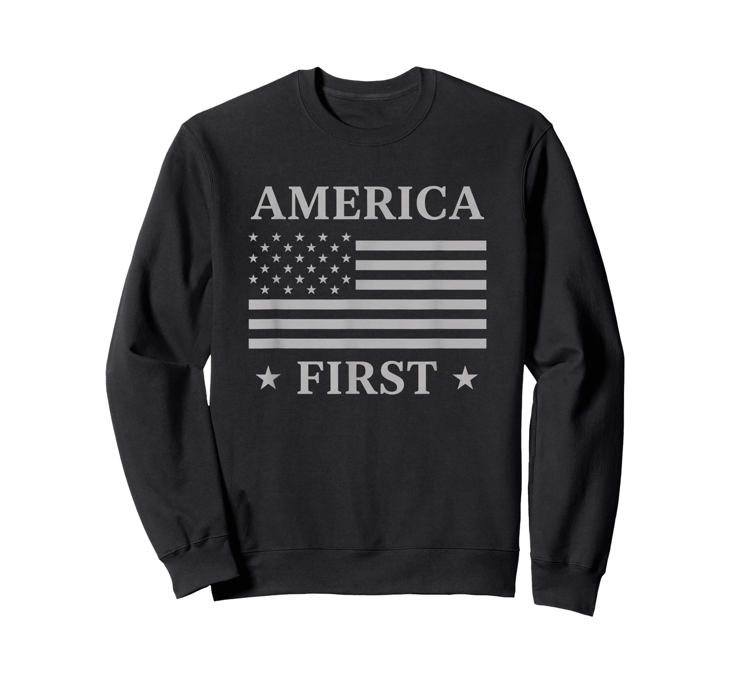 USA America First USA American Flag Patriot Stars and Stripe T-Shirt