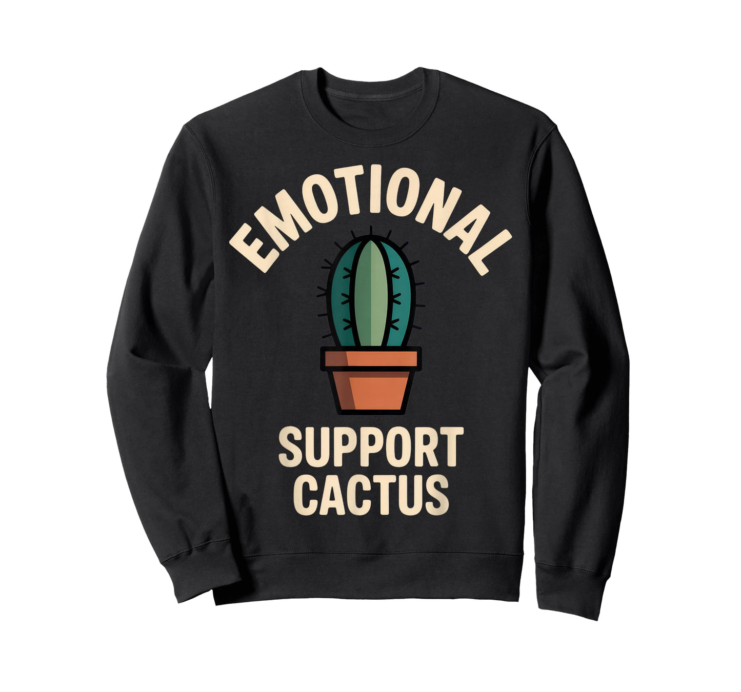 Emotional Support Cactus Funny Succulent Humor Outfit for T-Shirt