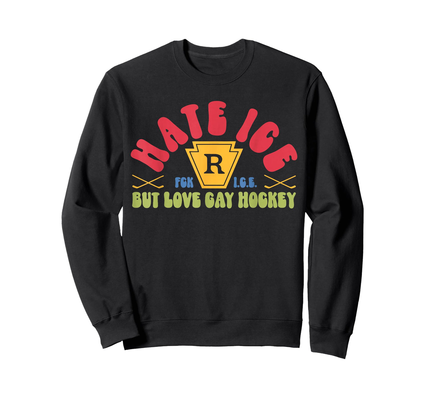 Hate Ice But Love Gay Hockey T-Shirt