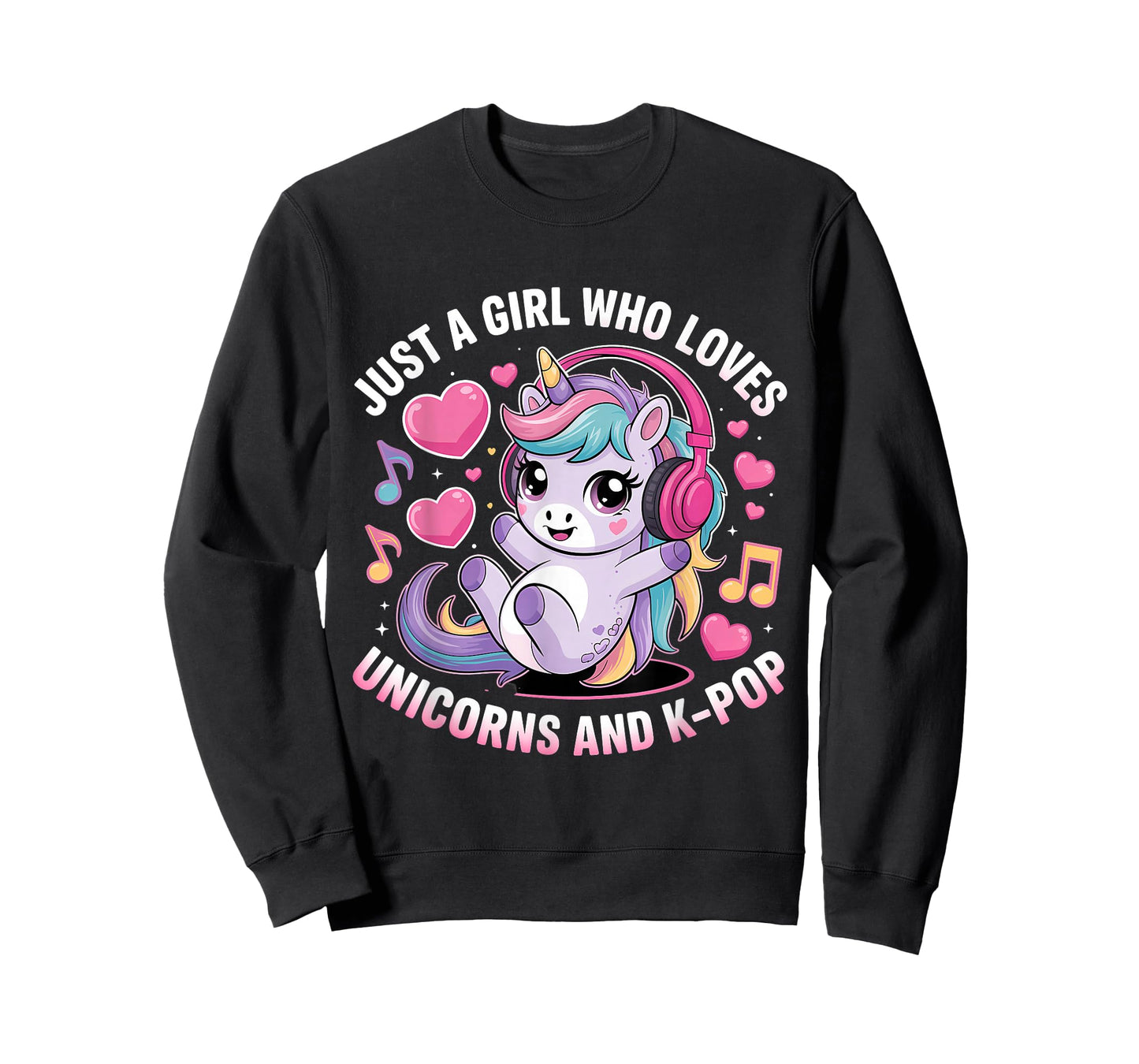 Just A Girl Who Loves Unicorns and K-Pop Girl K Pop Kpop T-Shirt