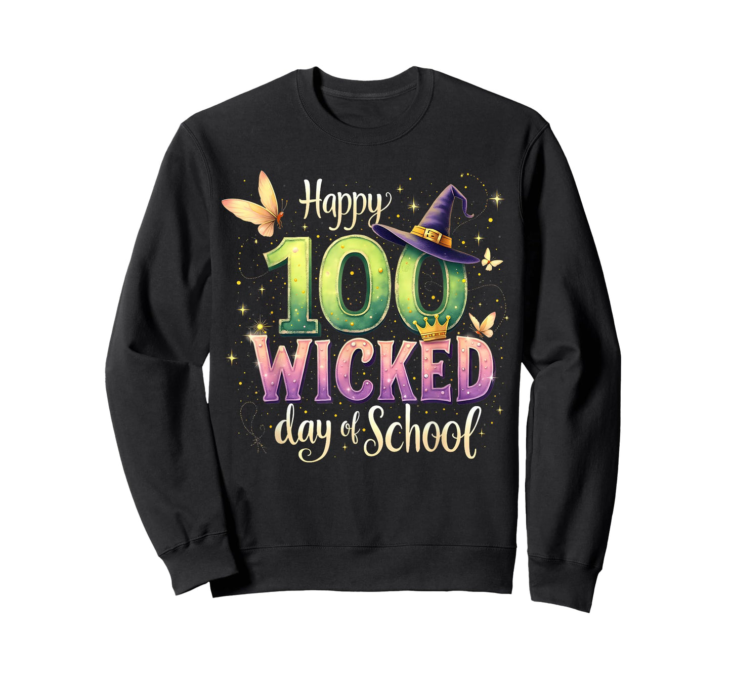 Happy 100 Wicked Days of School 100 Days of School Costume T-Shirt