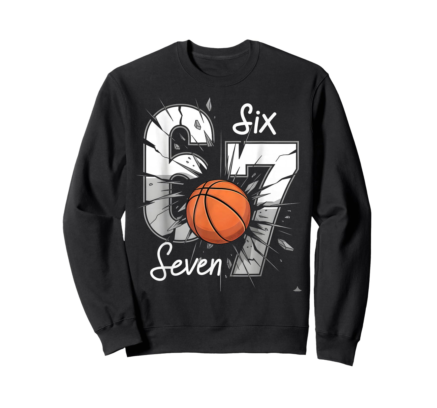 67 Basketball Six Seven 6 7 Meme 67 T-Shirt
