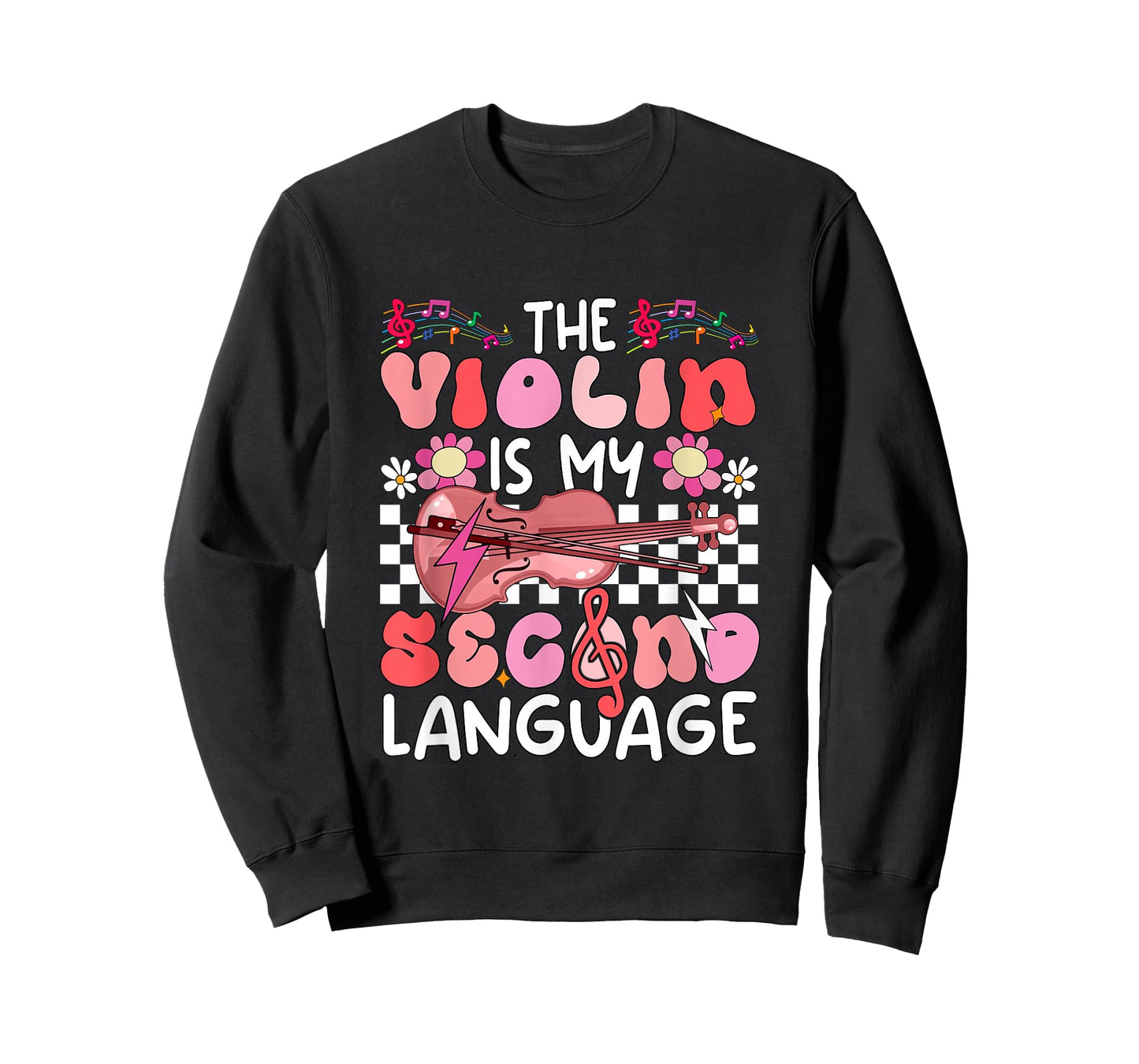 Violin is Second Language Proud Instrumentalist Valentine T-Shirt