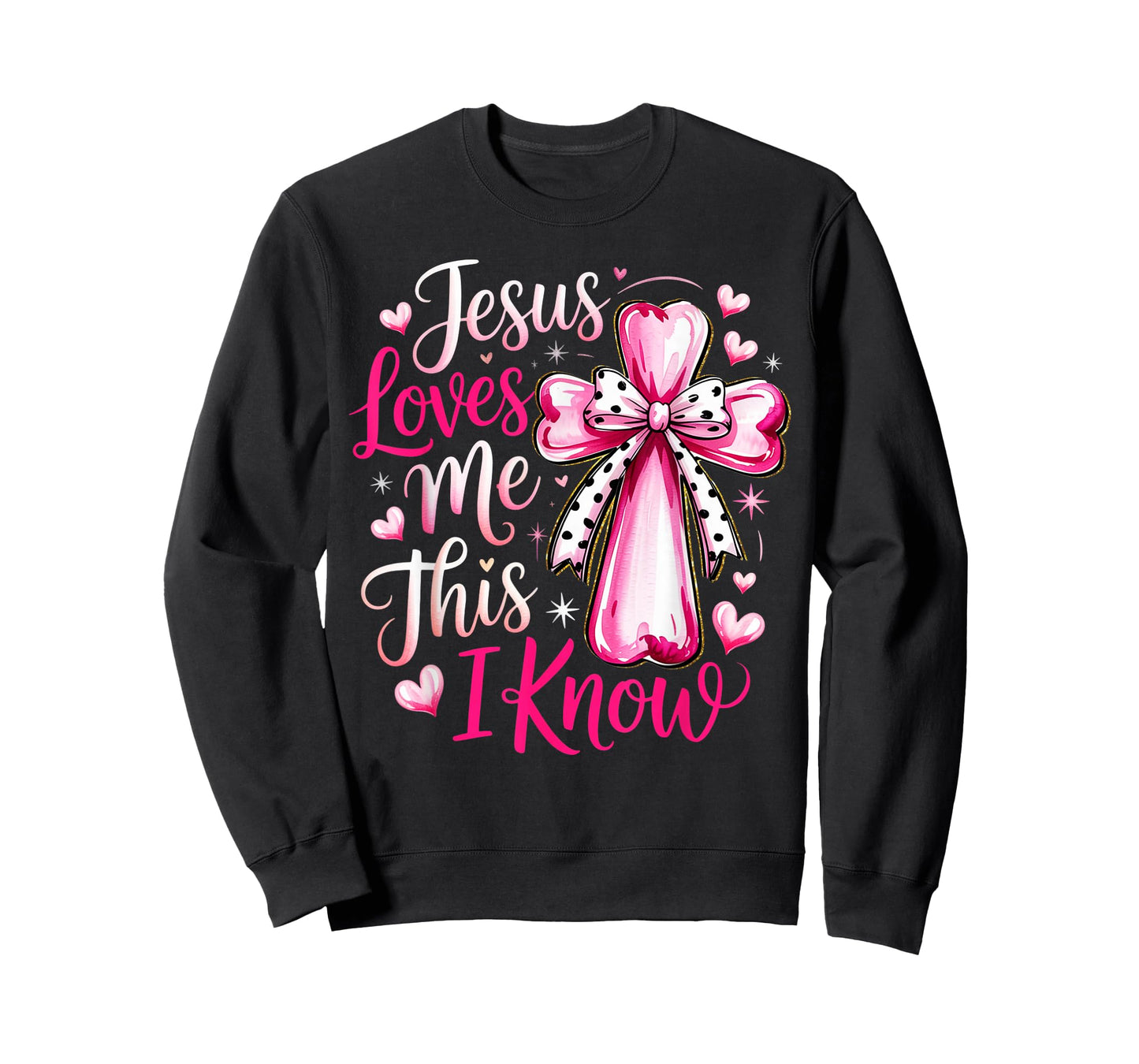 Jesus Loves Me This I Know God Religious Christian Valentine T-Shirt