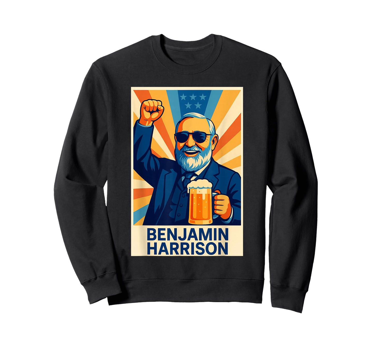 Benjamin Harrison Portrait T-Shirt