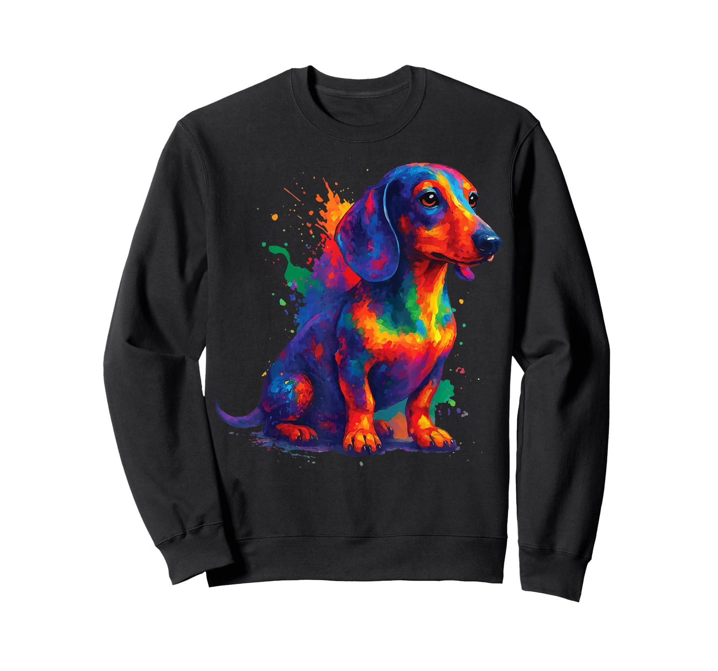 Dachshund Colorful Watercolor T-Shirt