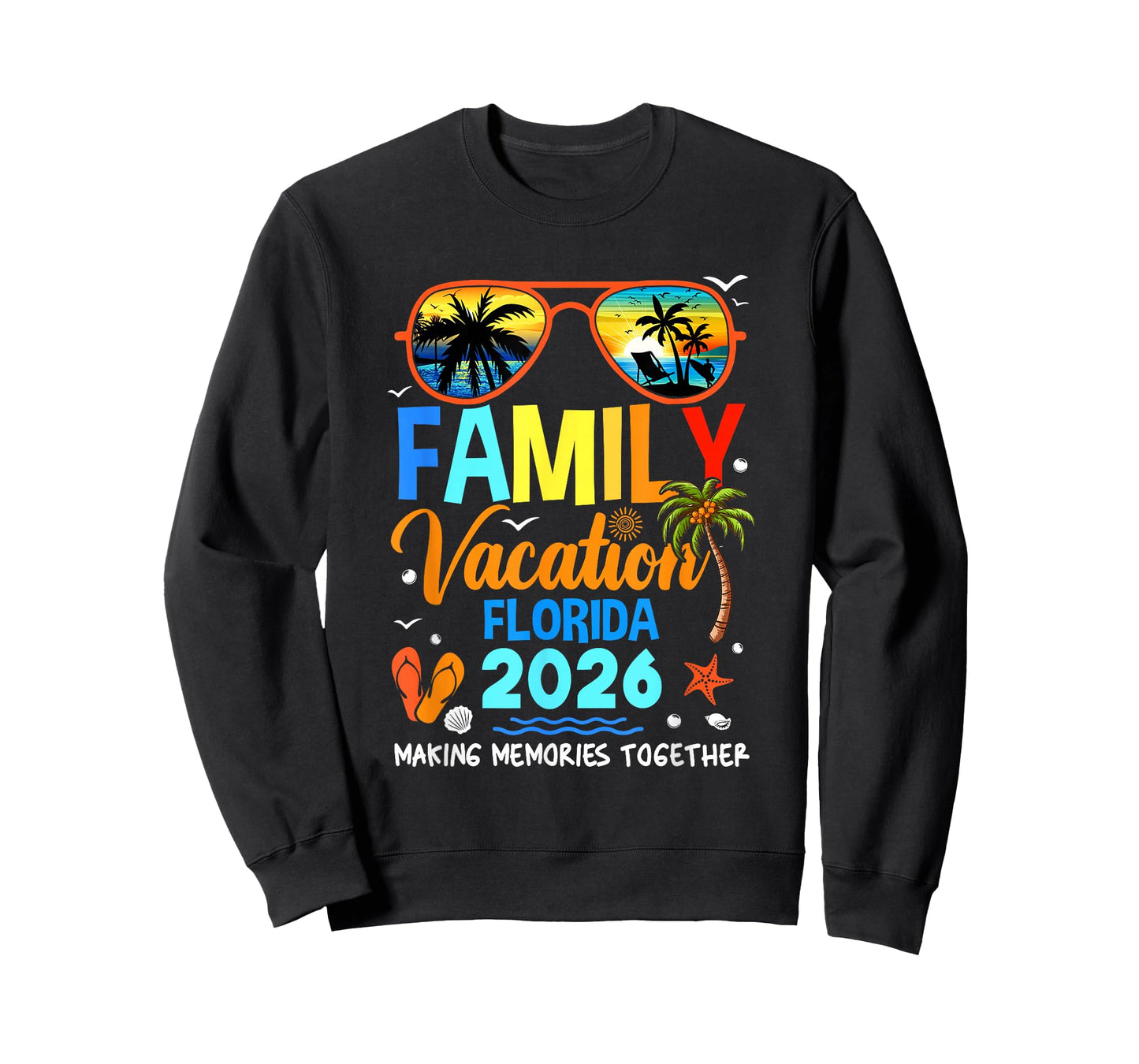 Family Vacation Florida 2026 Family Vacation Together T-Shirt