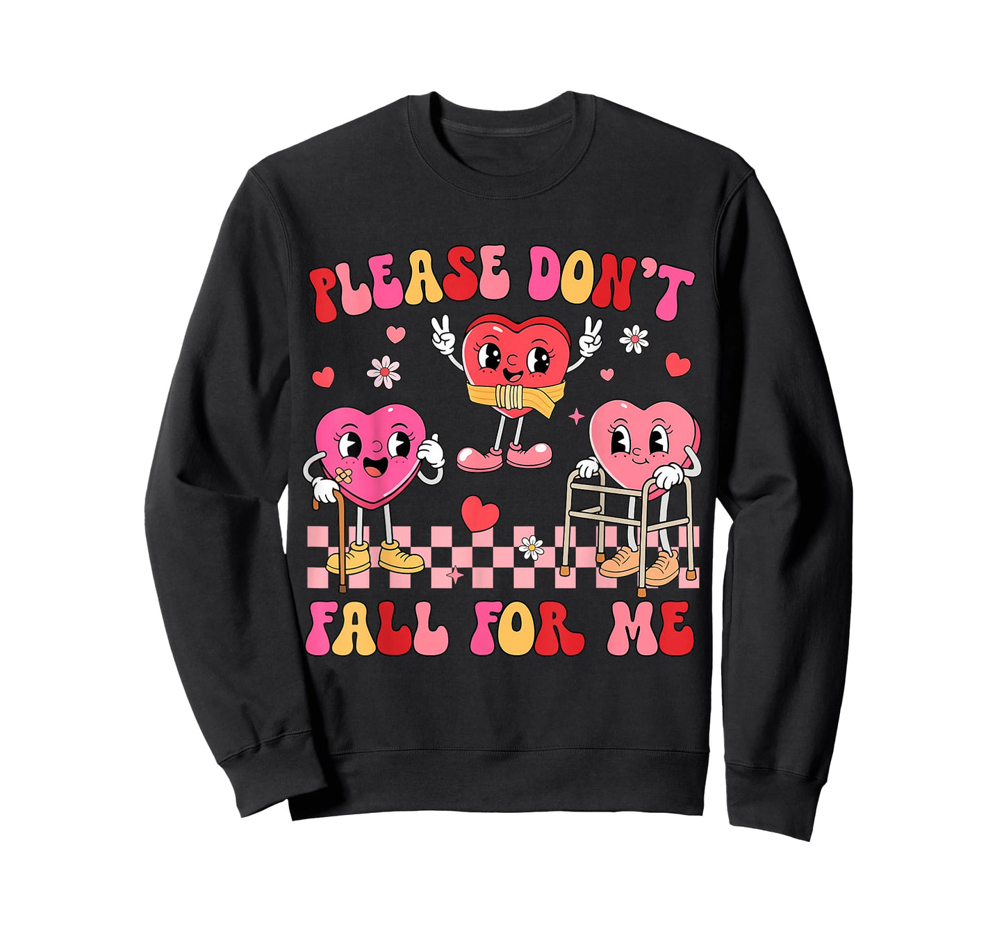 Don't Fall for Me Nurse Valentine's Day Fall Prevention T-Shirt