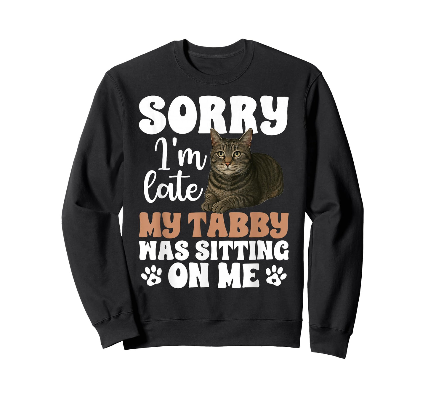 Grey Tabby Cat Owner Funny Gray Tabby Cat Lover T-Shirt